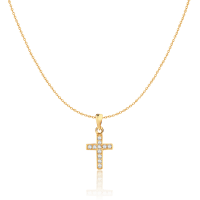 Luminous Cross Necklace