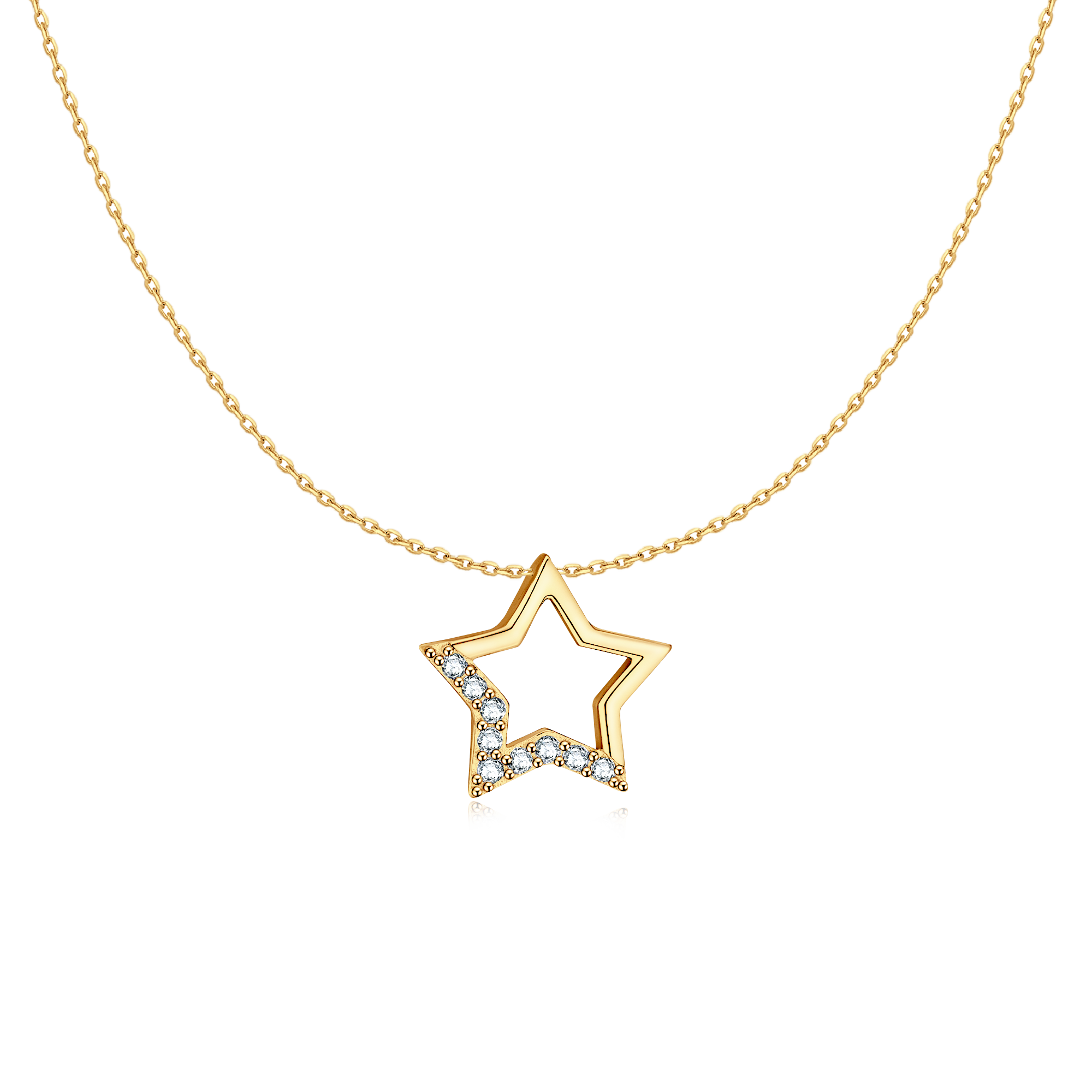 Pentagonal Star Necklace - SophiaJewels