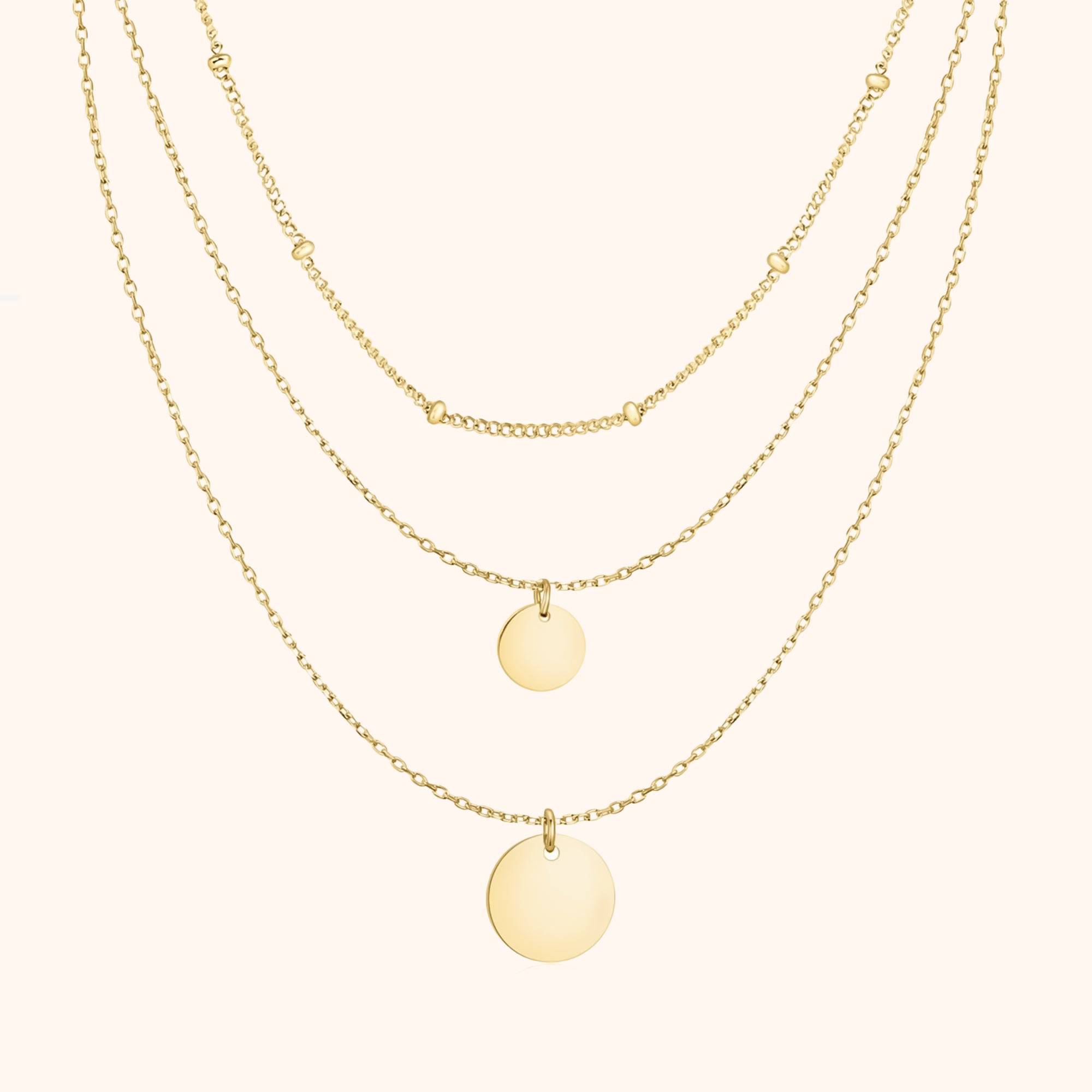 "Trple Chains" Necklace - SophiaJewels