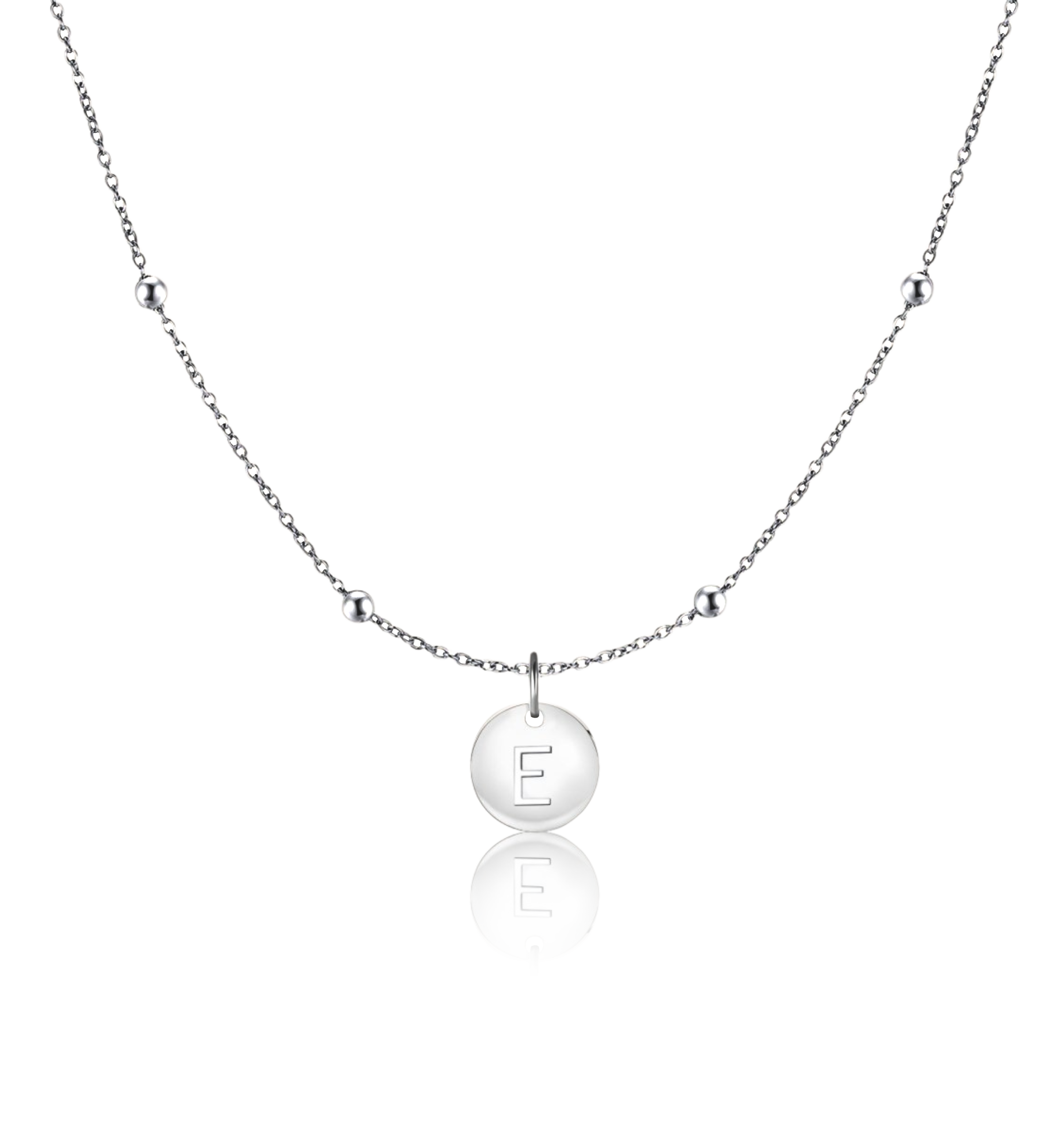 Initial Circle Necklace