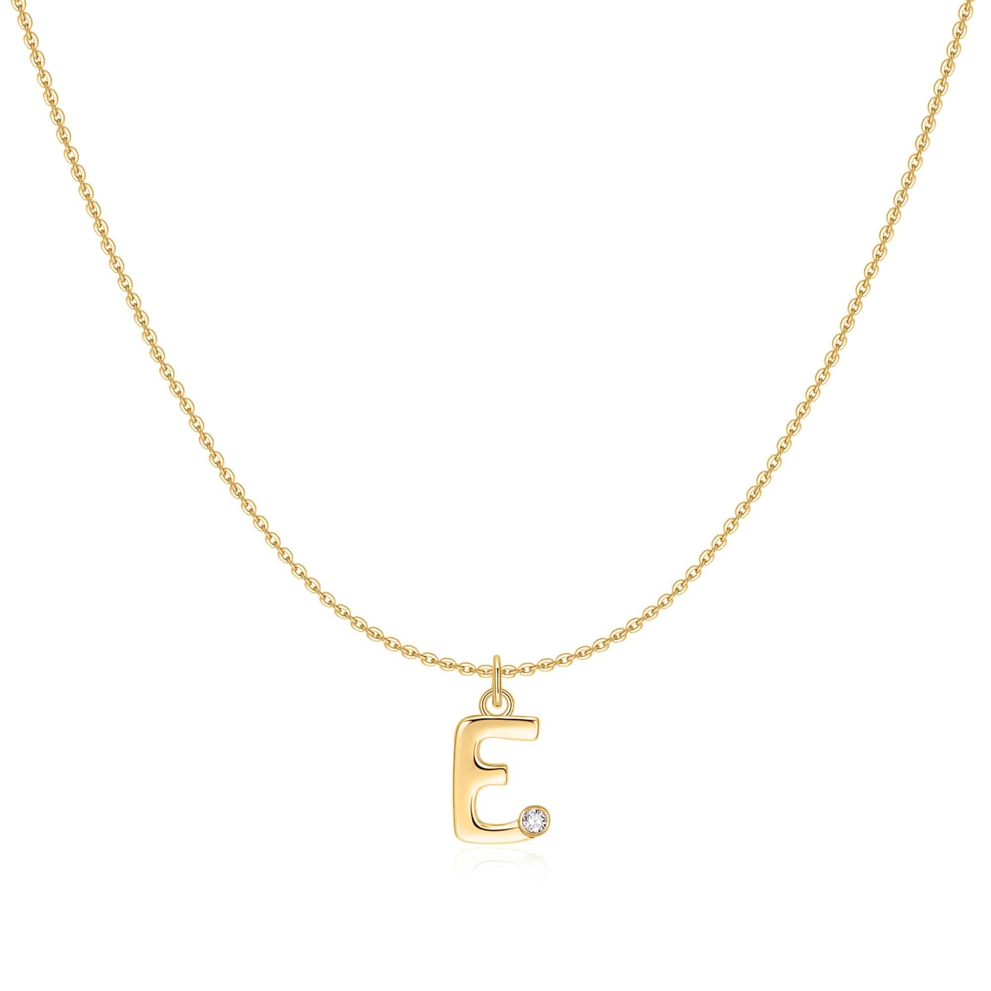 "Initial Glitter" Necklace - SophiaJewels