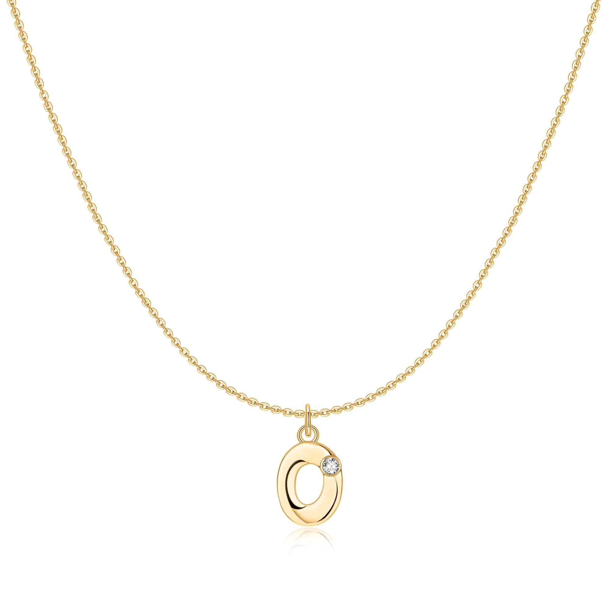 "Initial Glitter" Necklace - SophiaJewels