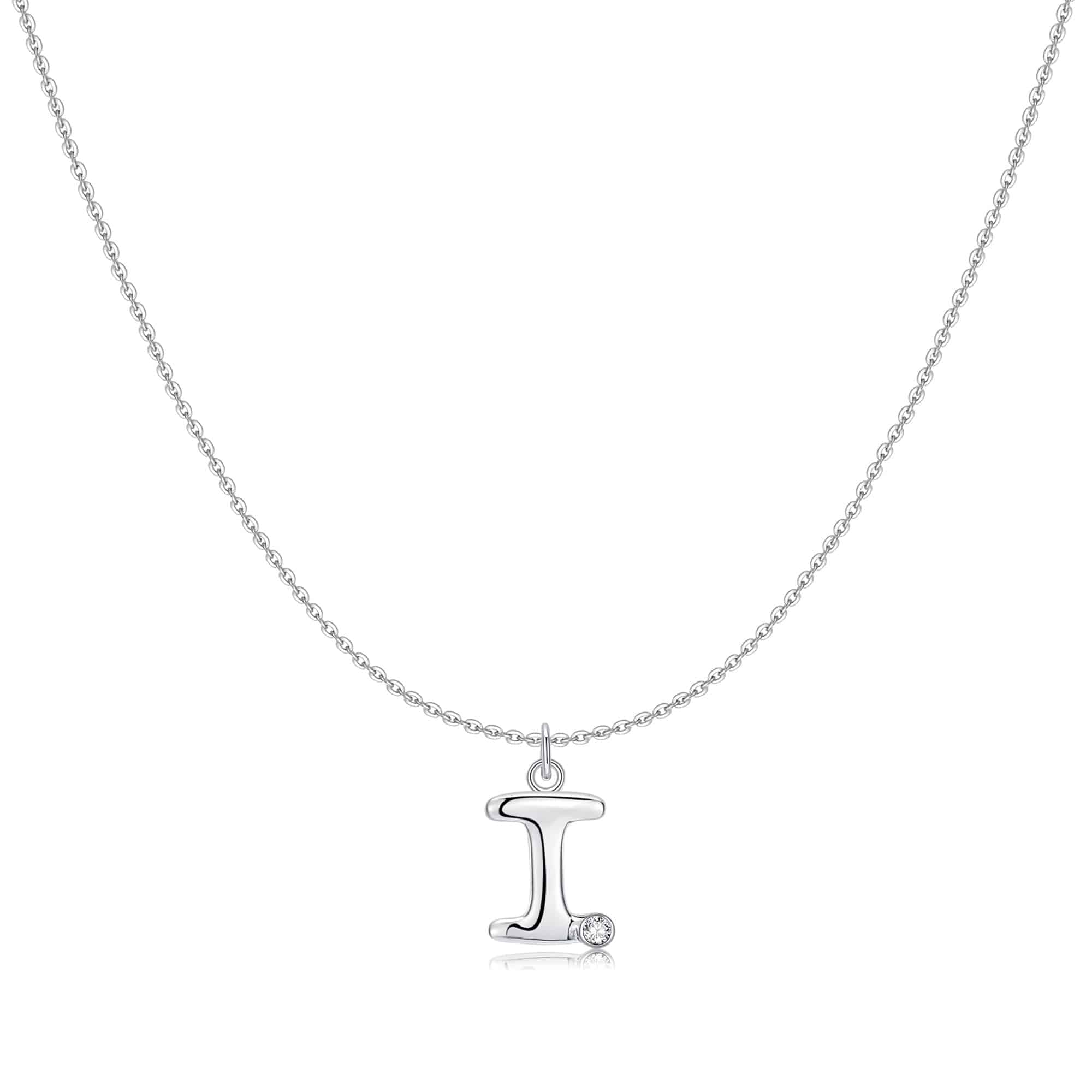 "Initial Glitter" Necklace - SophiaJewels