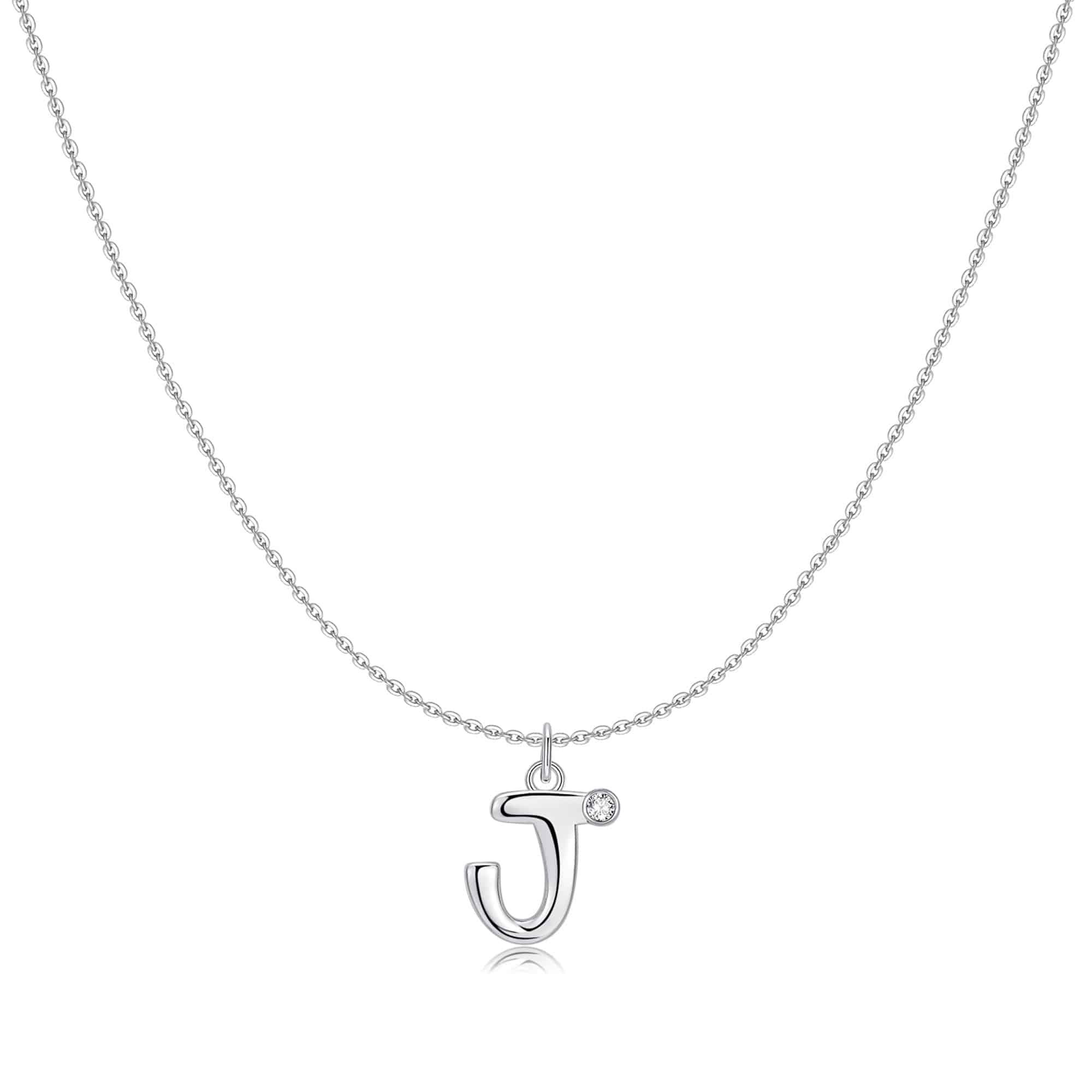 "Initial Glitter" Necklace - SophiaJewels