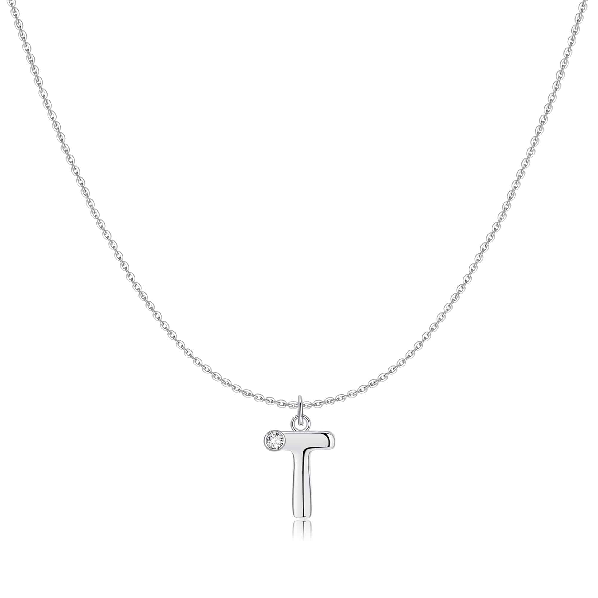 "Initial Glitter" Necklace - SophiaJewels