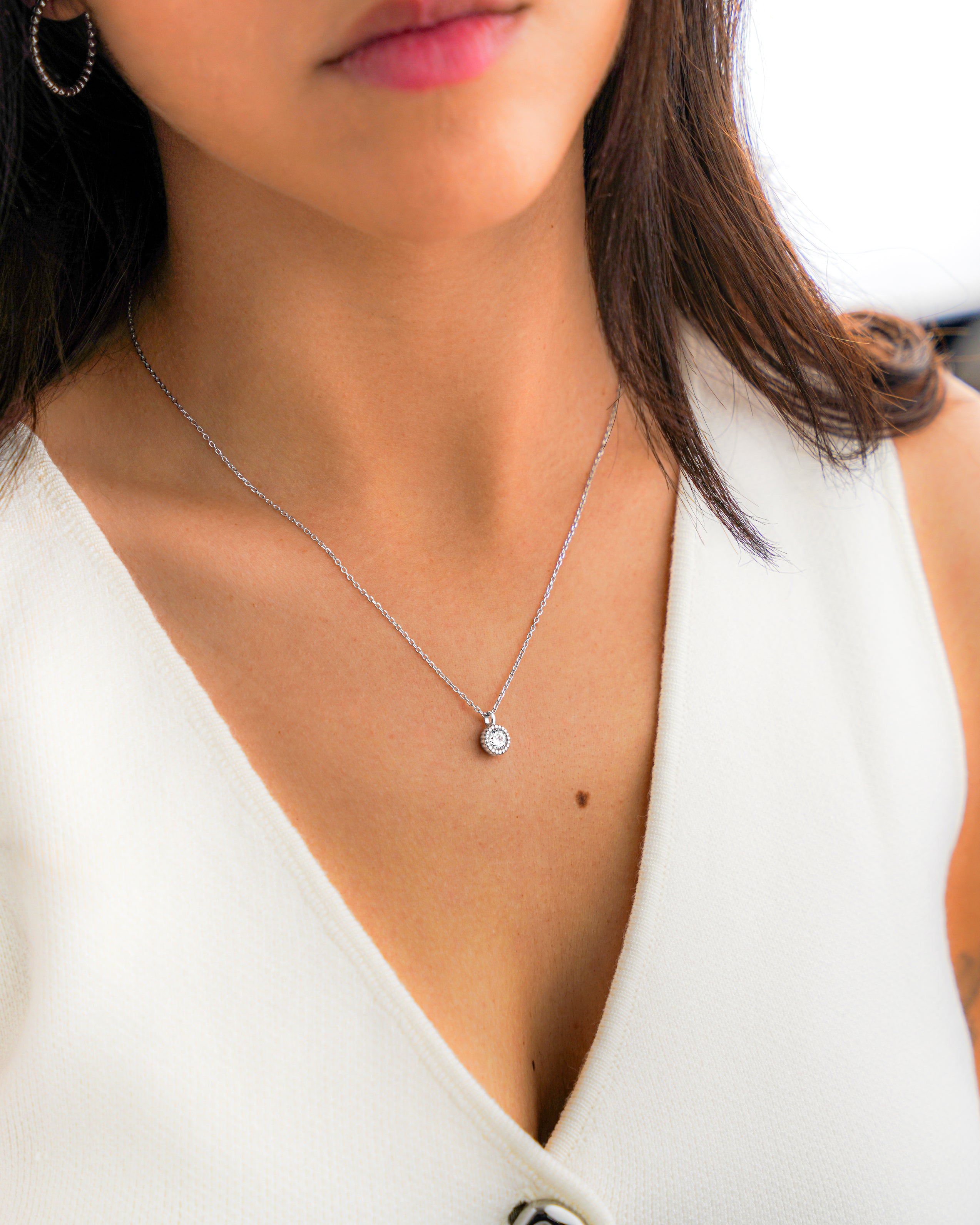 Small Zircon Necklace