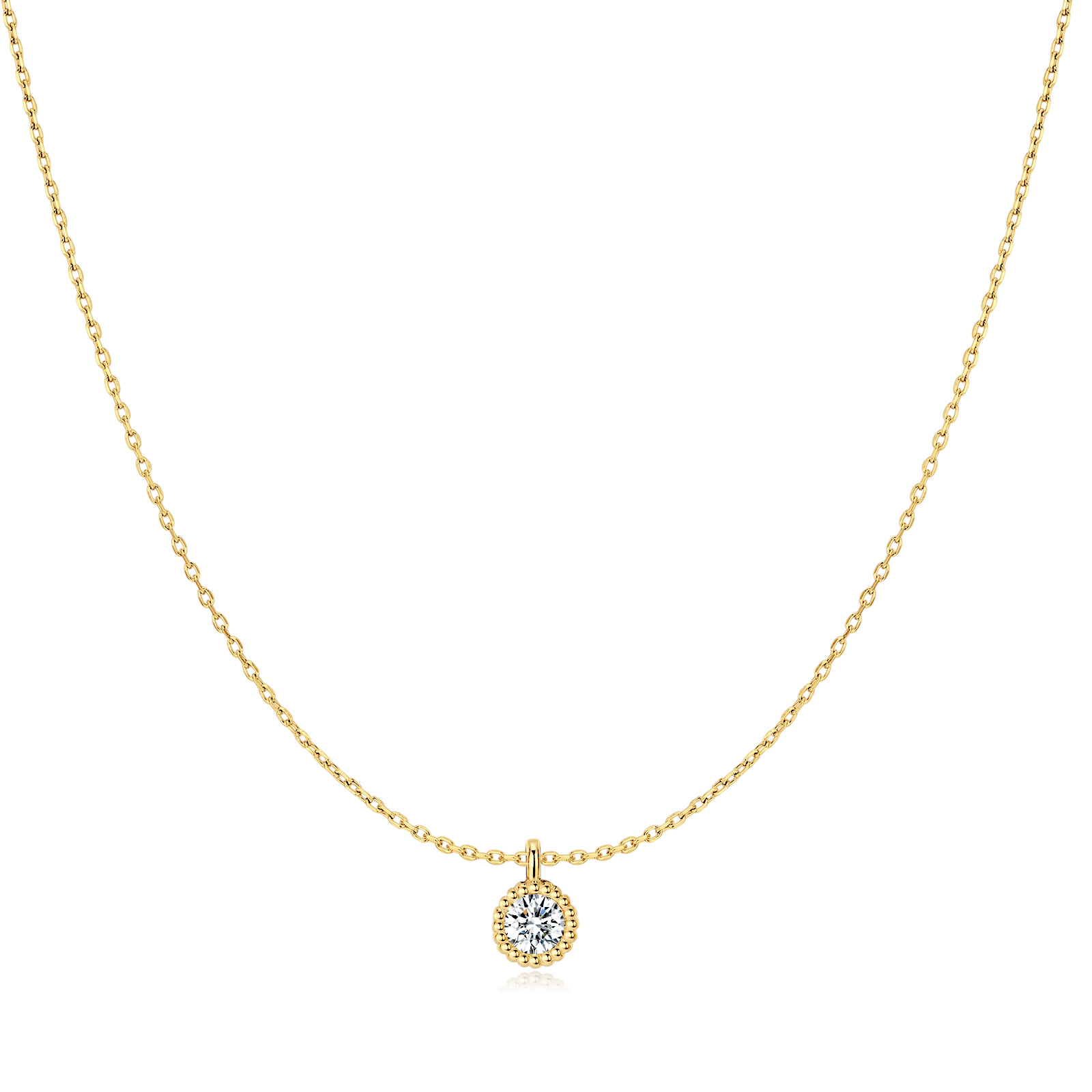 Small Zircon Necklace - SophiaJewels