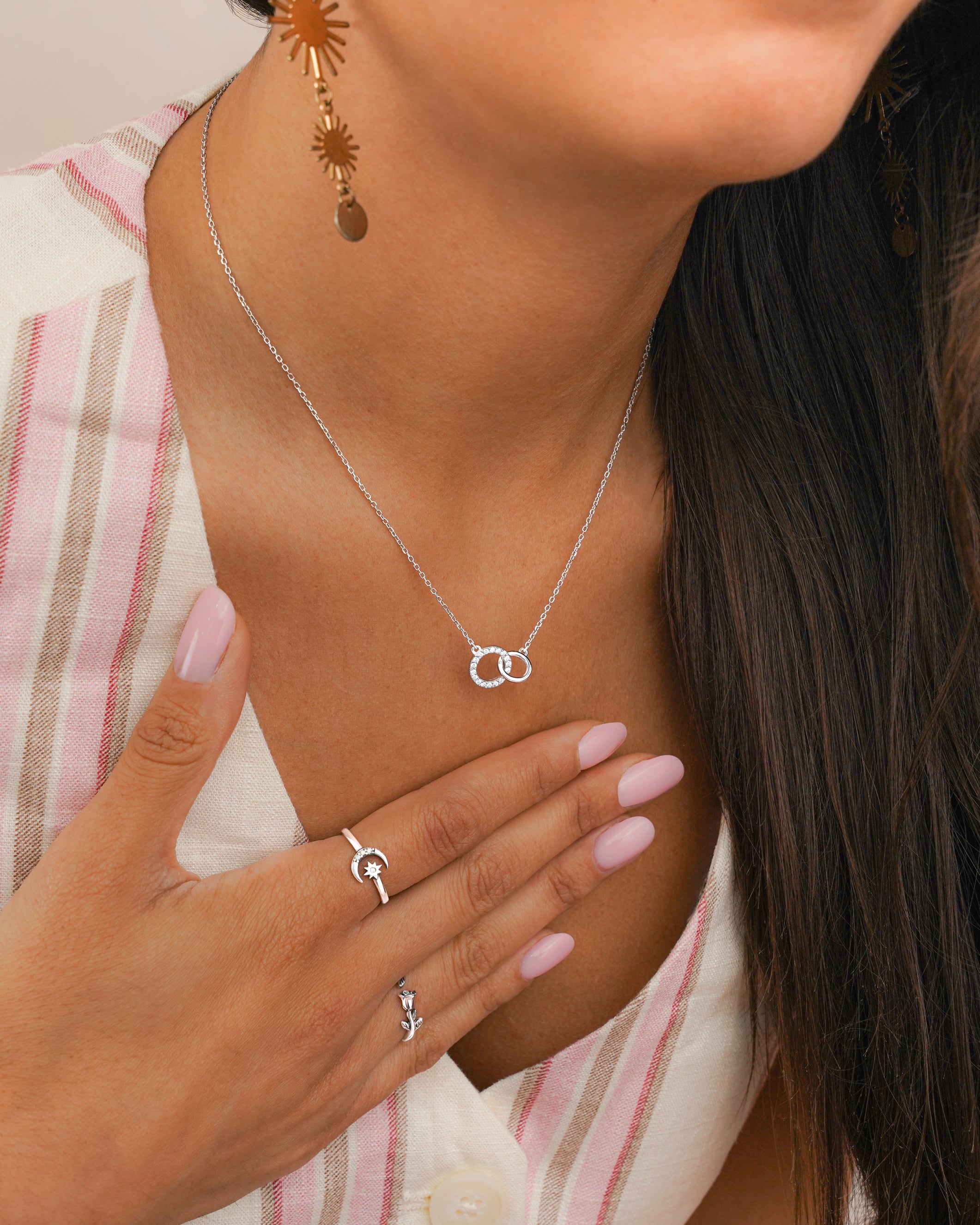 Star and Moon Ring