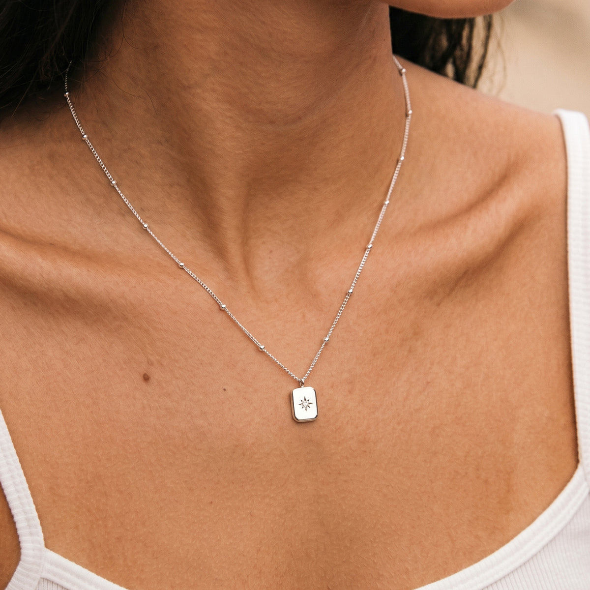 Framed Star Necklace
