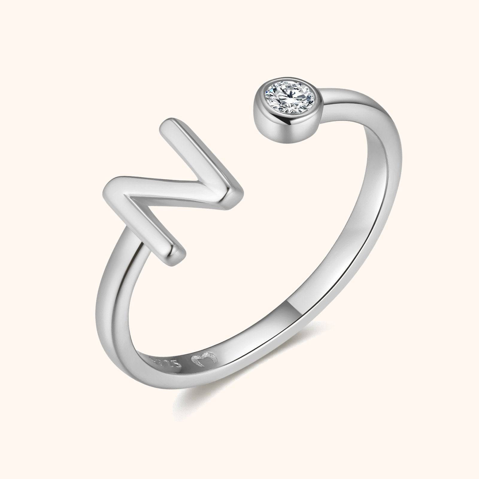 Top Letter Ring - SophiaJewels