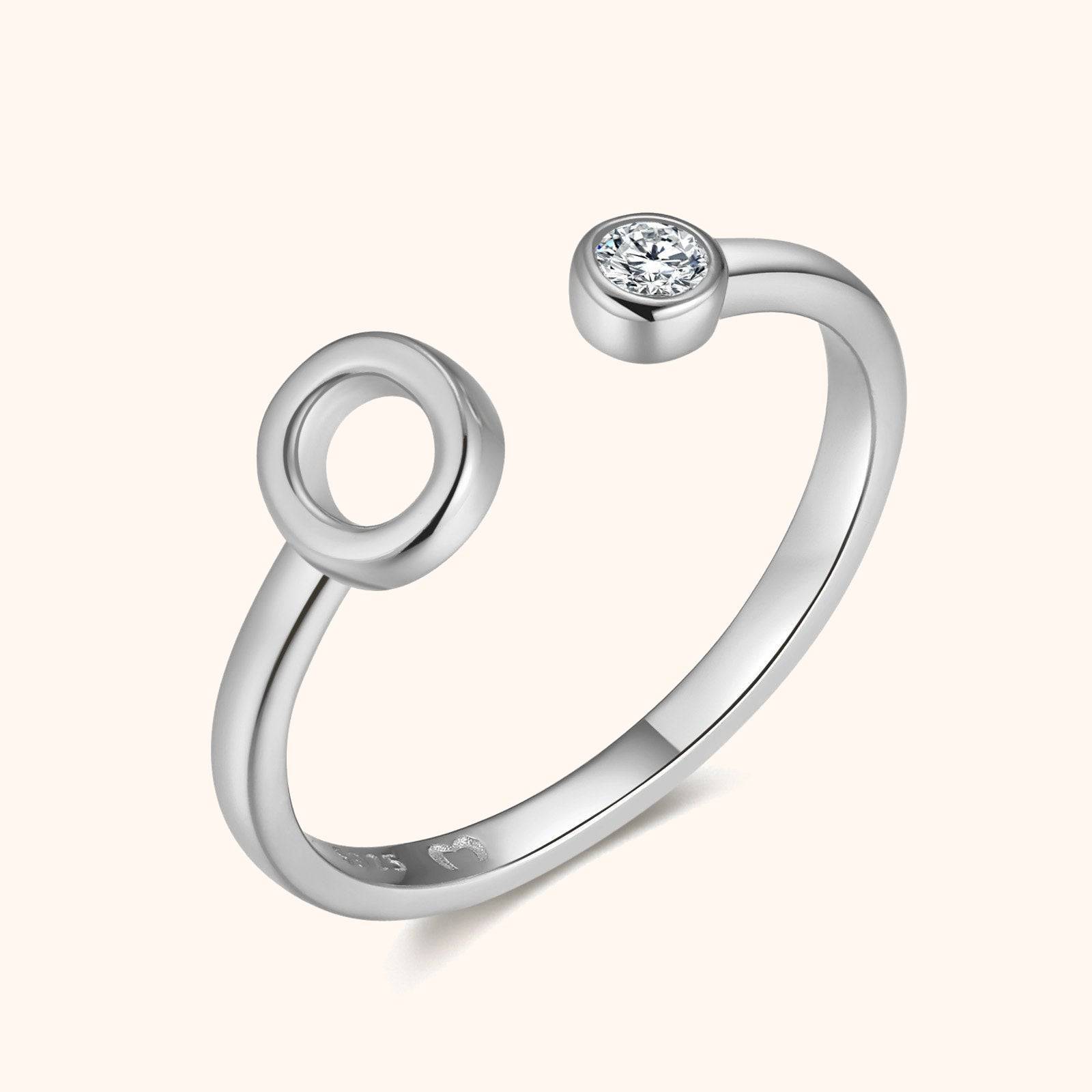 Top Letter Ring - SophiaJewels
