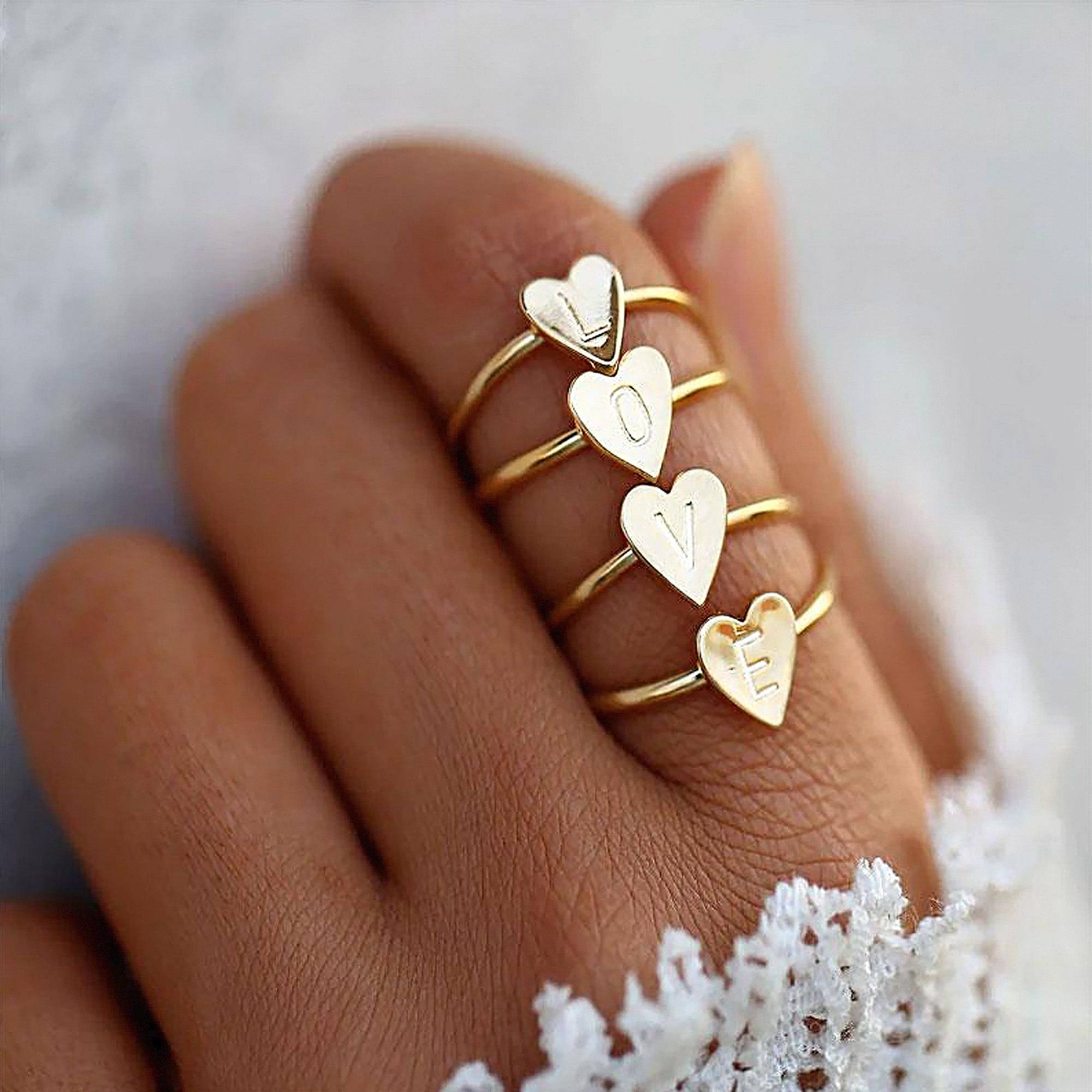 "Initial" Ring - SophiaJewels