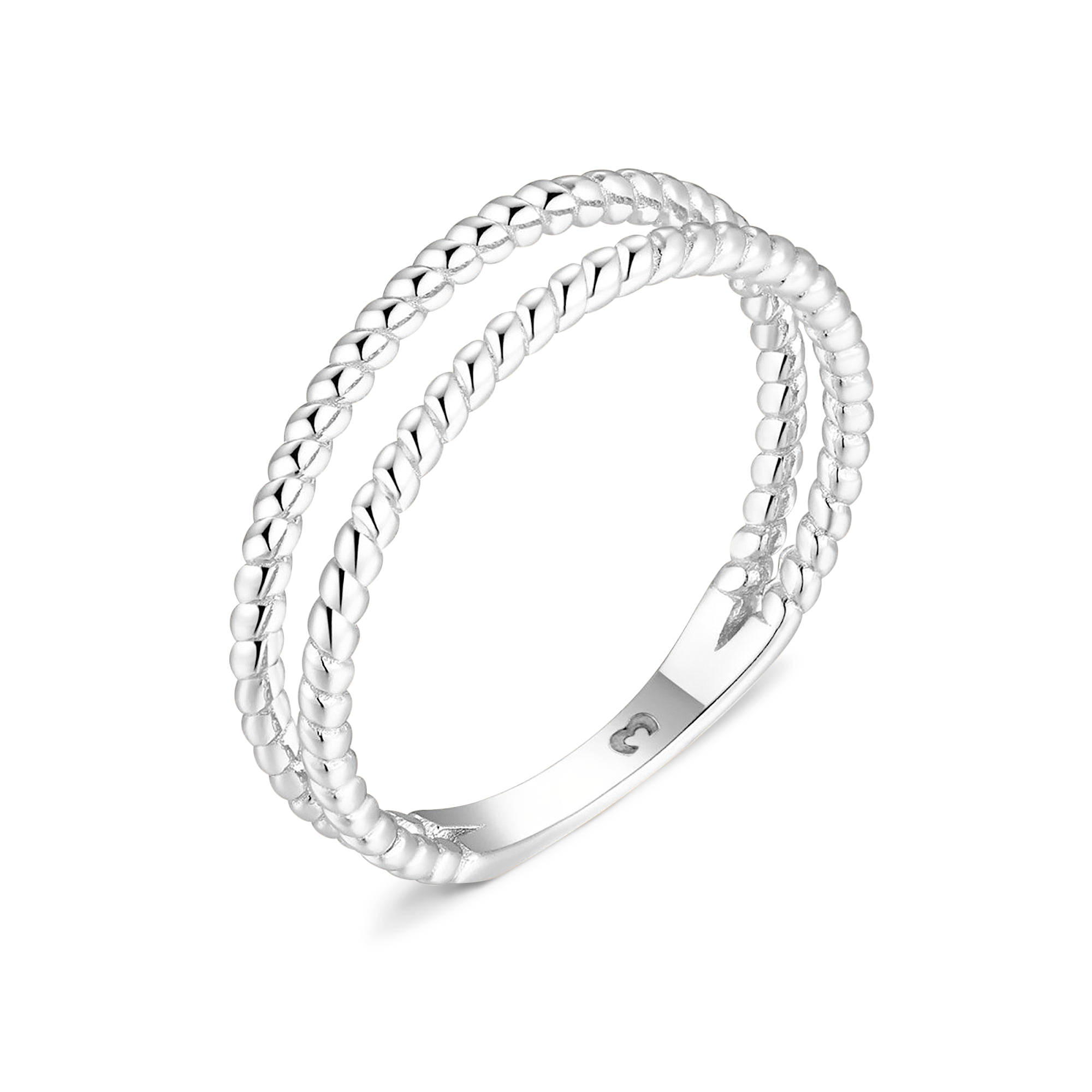 Twisted Lines Ring