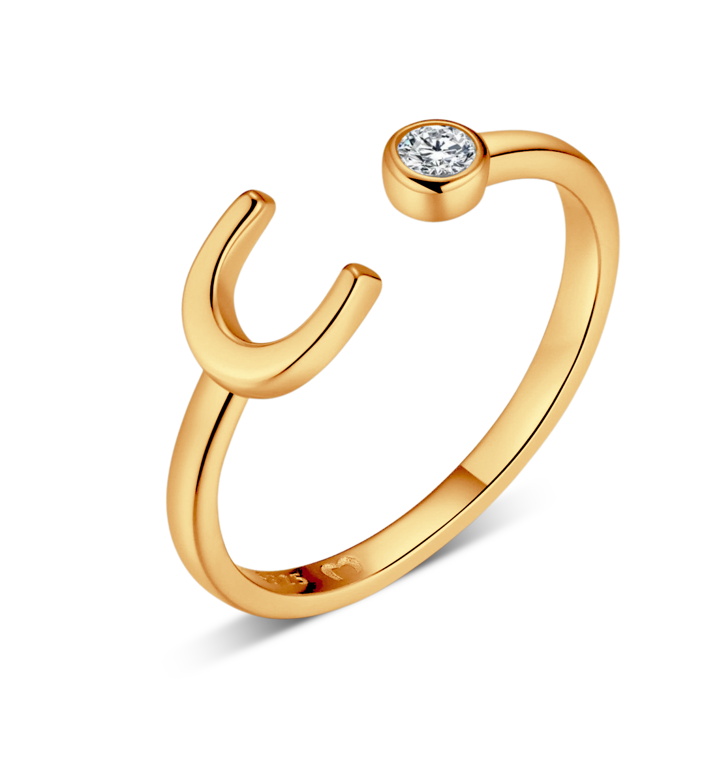 Top Letter Ring
