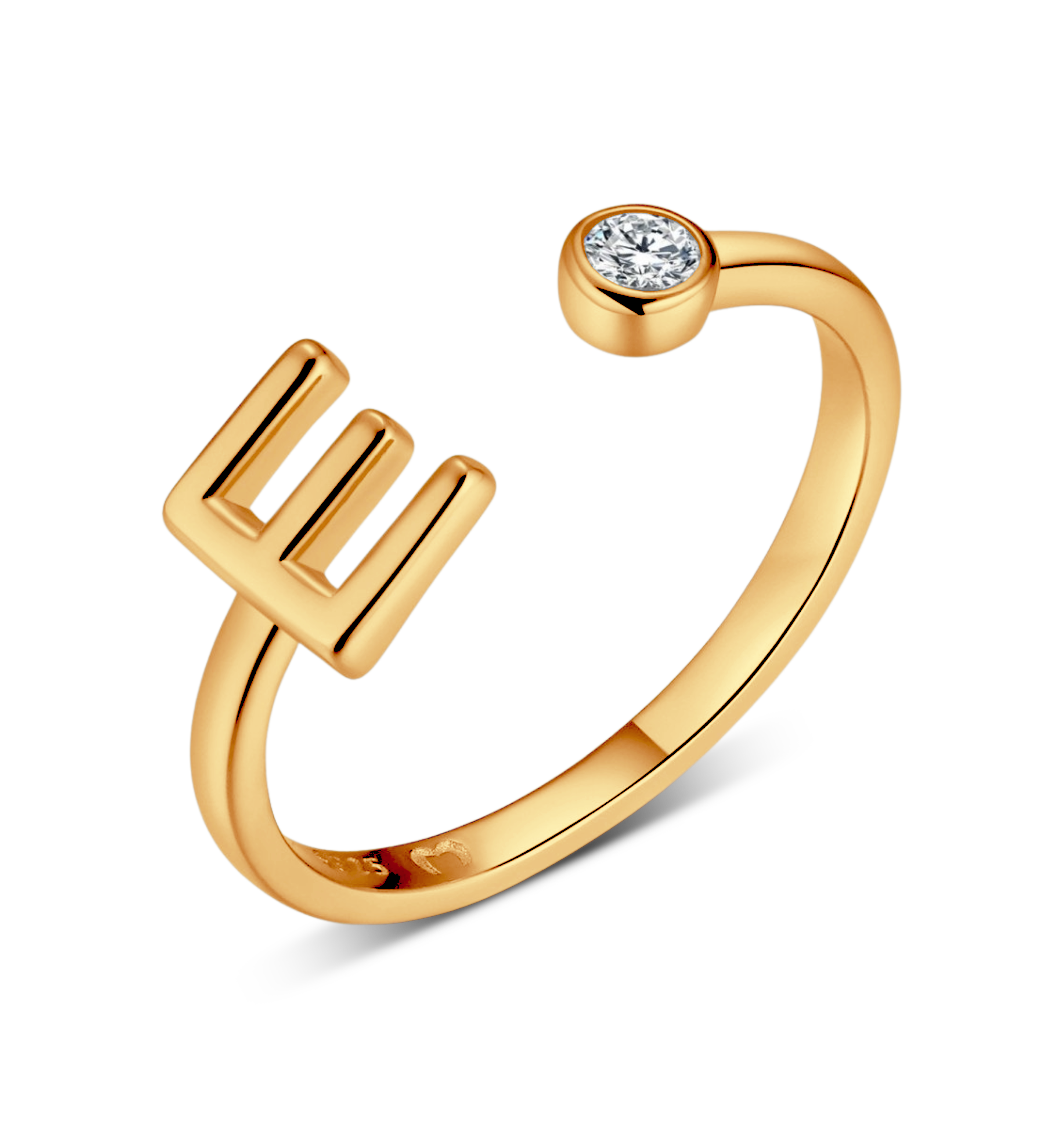 Top Letter Ring