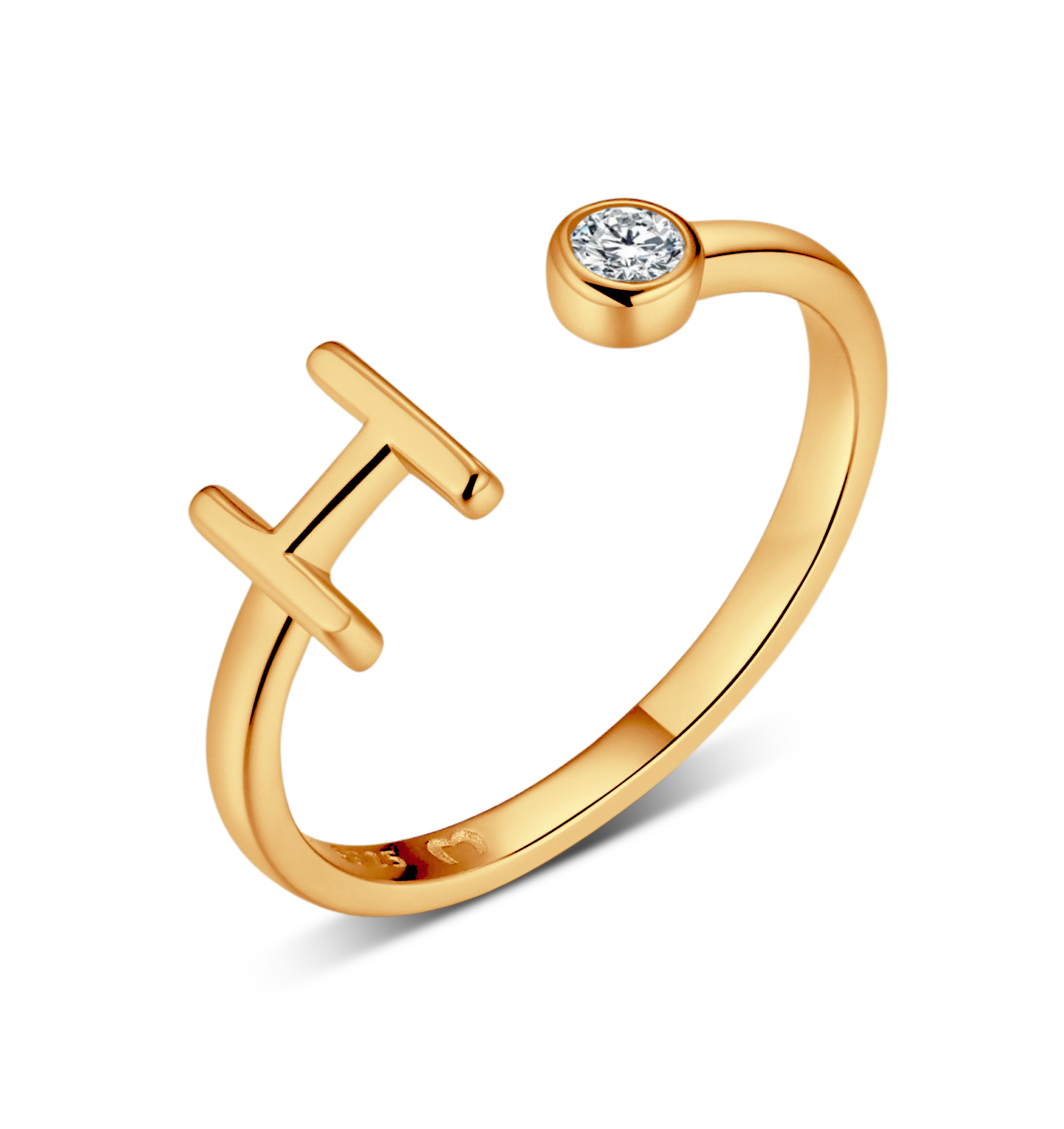 Top Letter Ring