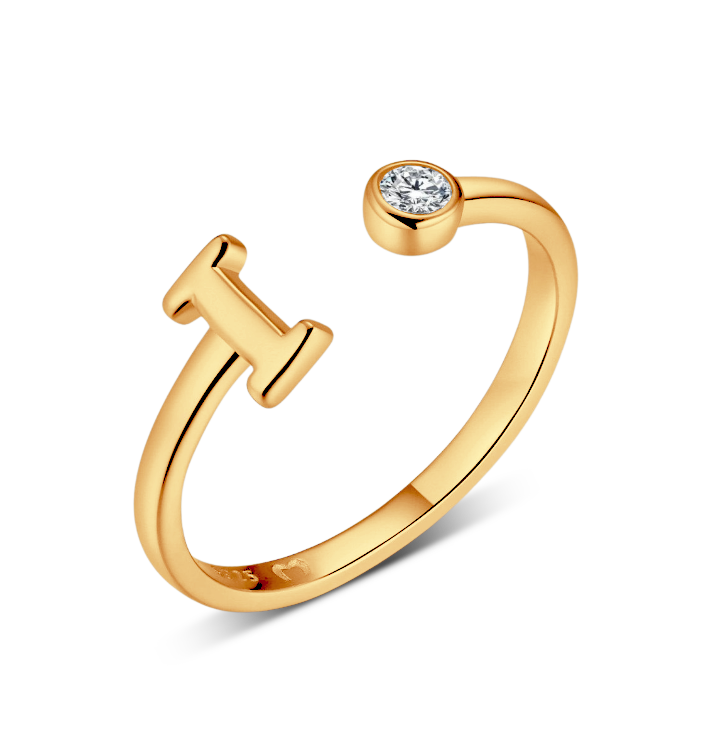 Top Letter Ring