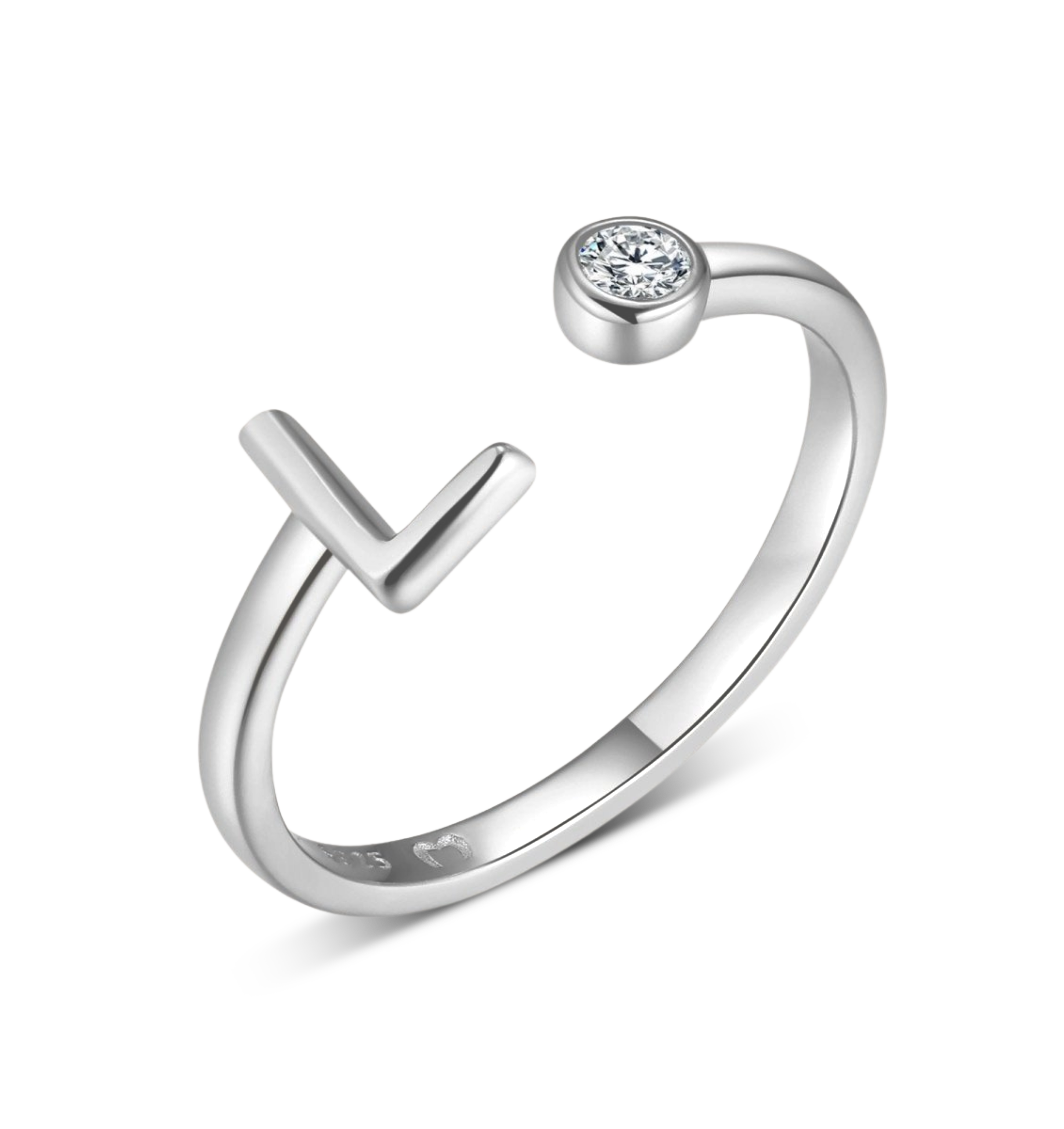 Top Letter Ring
