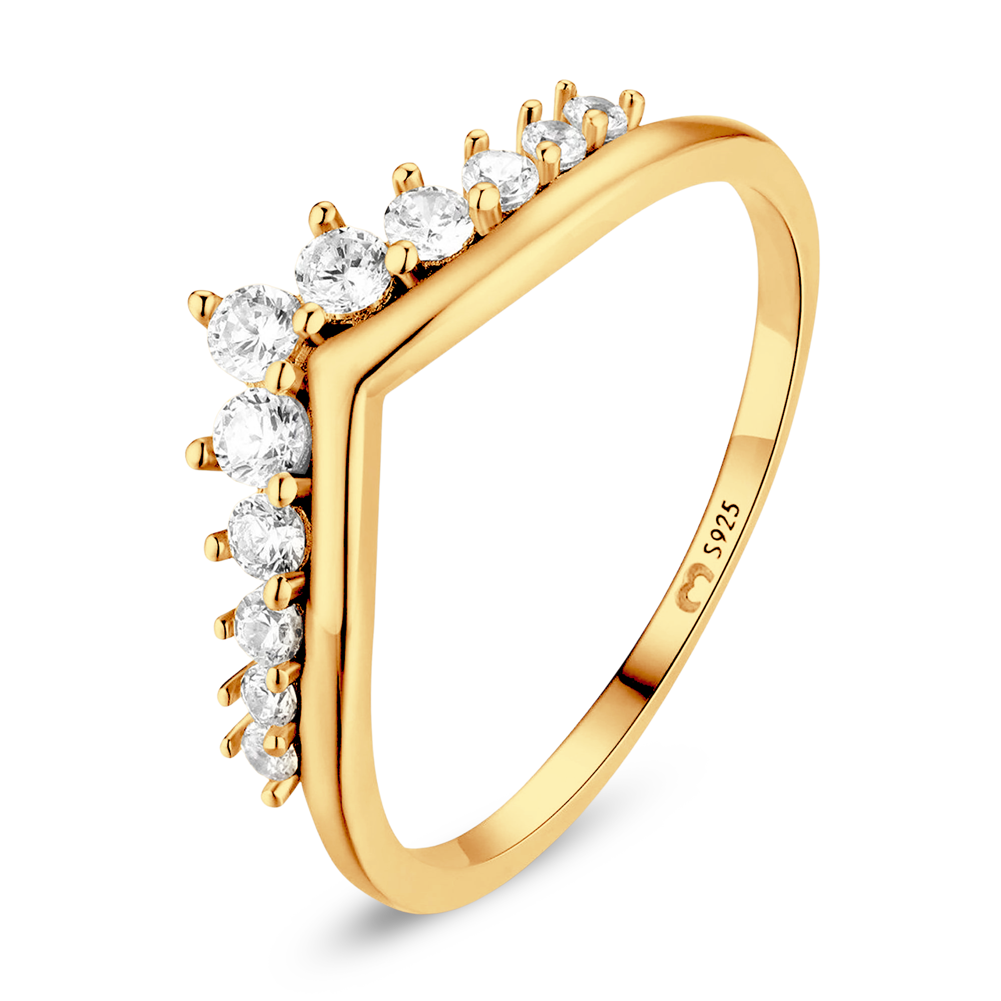 Zirconia Crown Ring