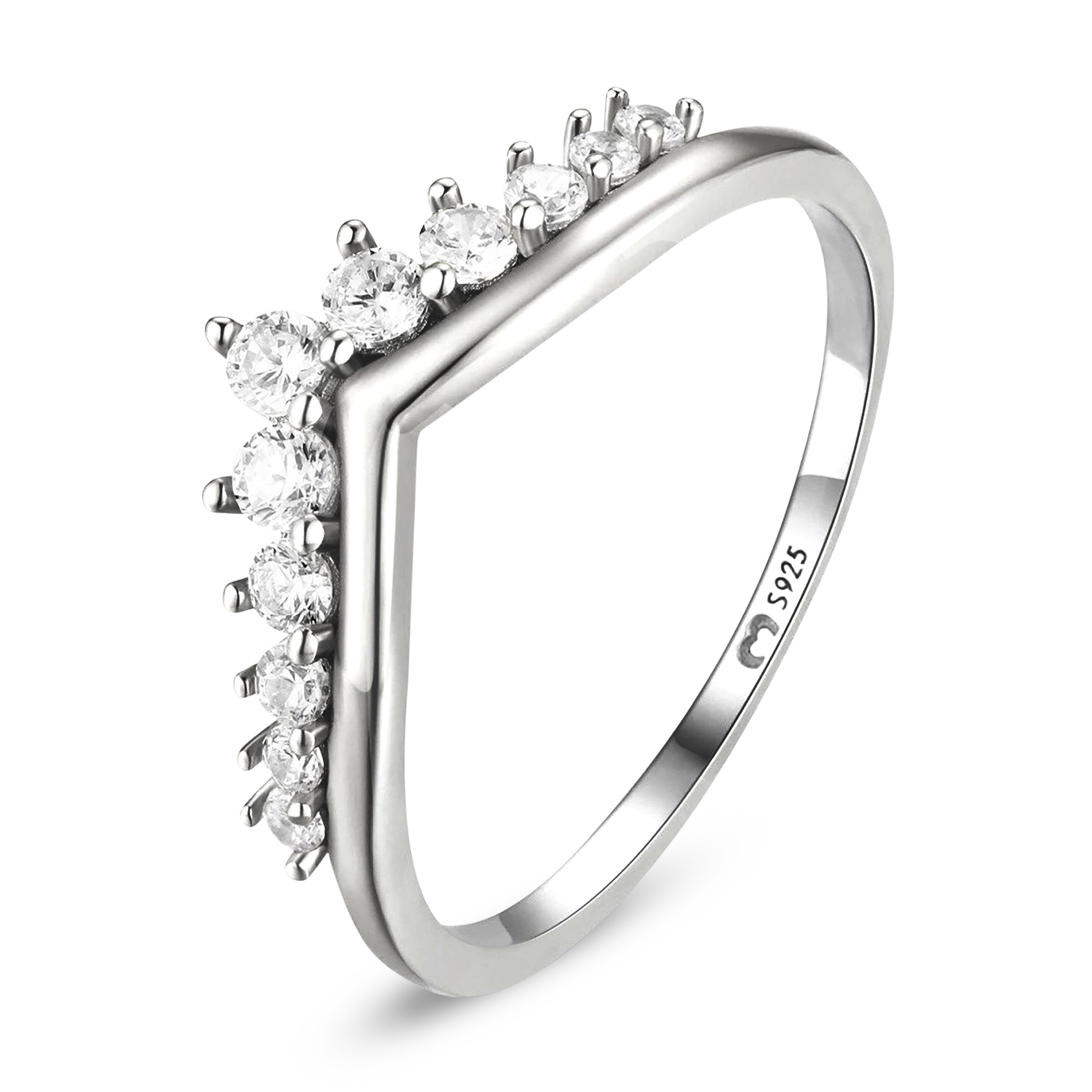 Zirconia Crown Ring