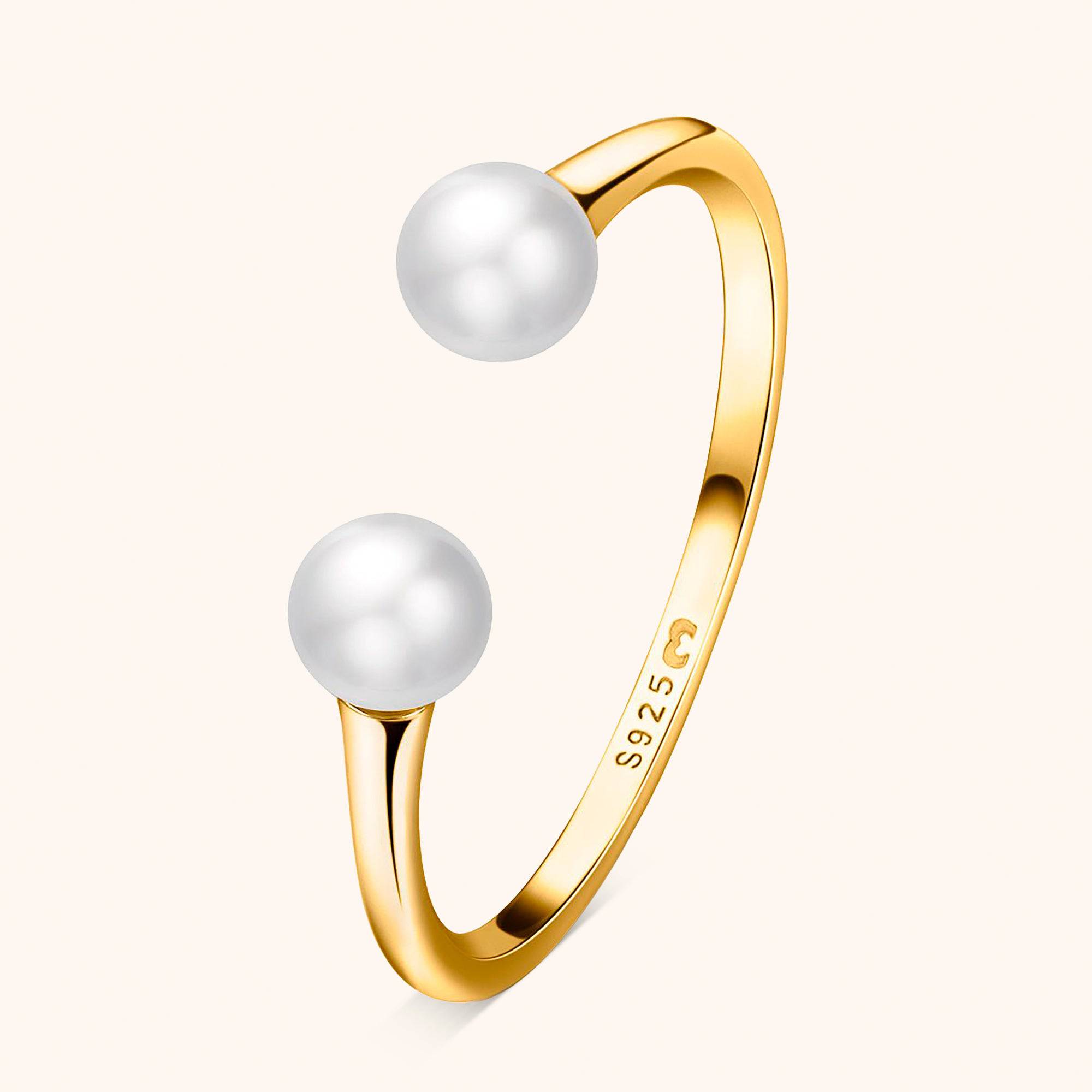 "Double Pearl" Ring - SophiaJewels