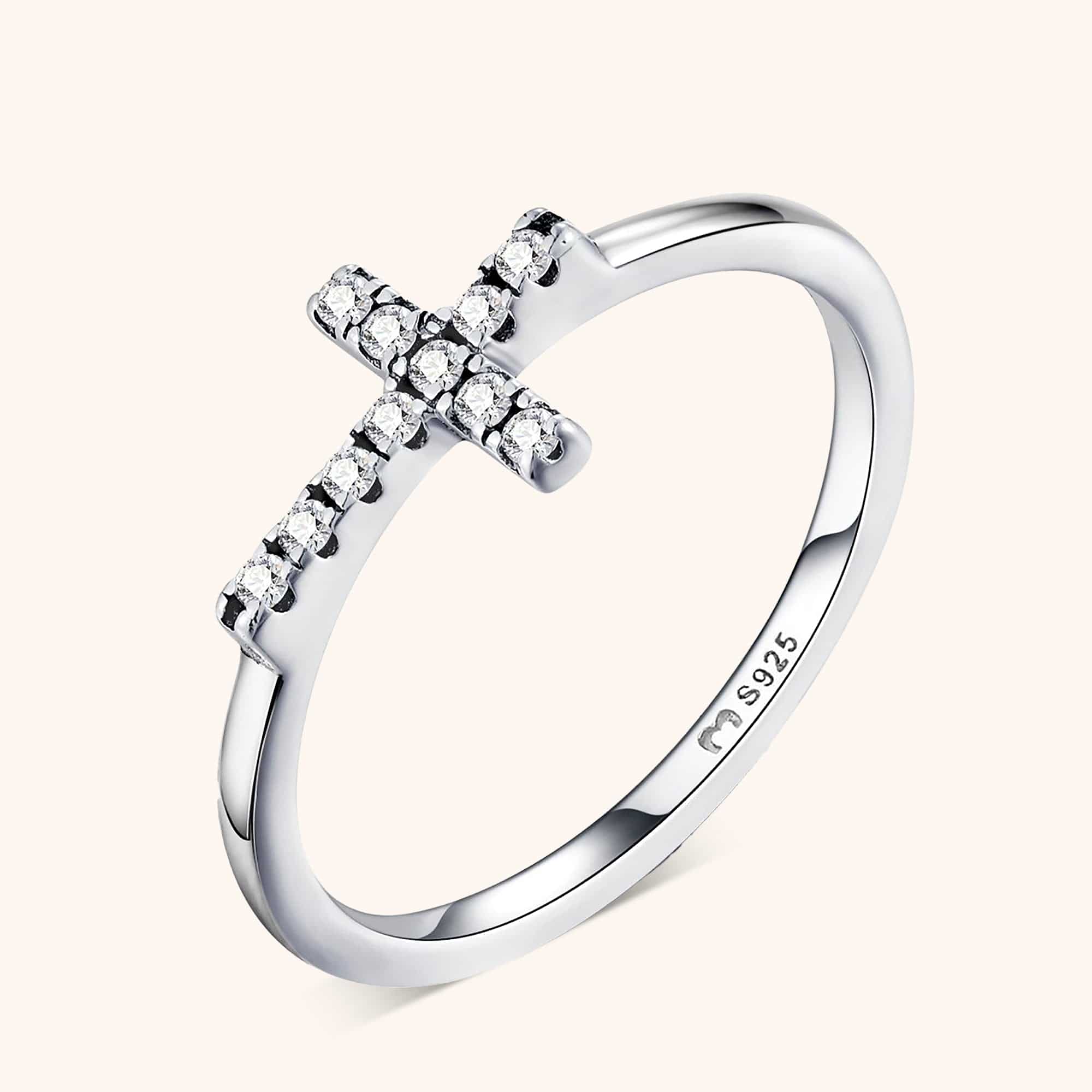 "Religious Cross" Ring - SophiaJewels