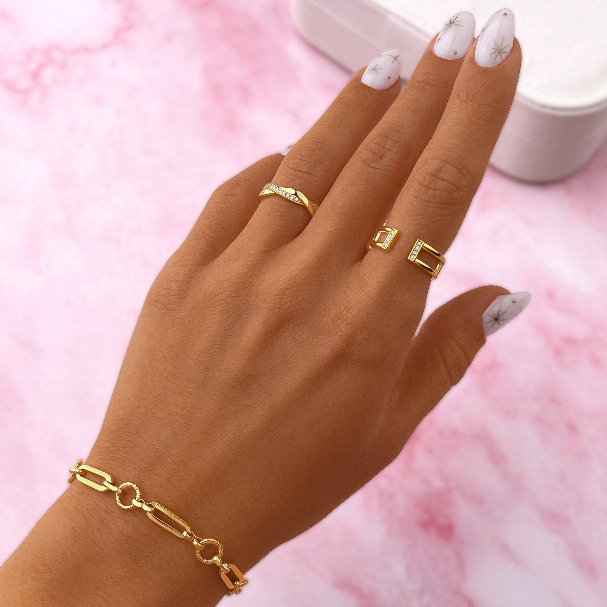 Links and Circles Bracelet - SophiaJewels