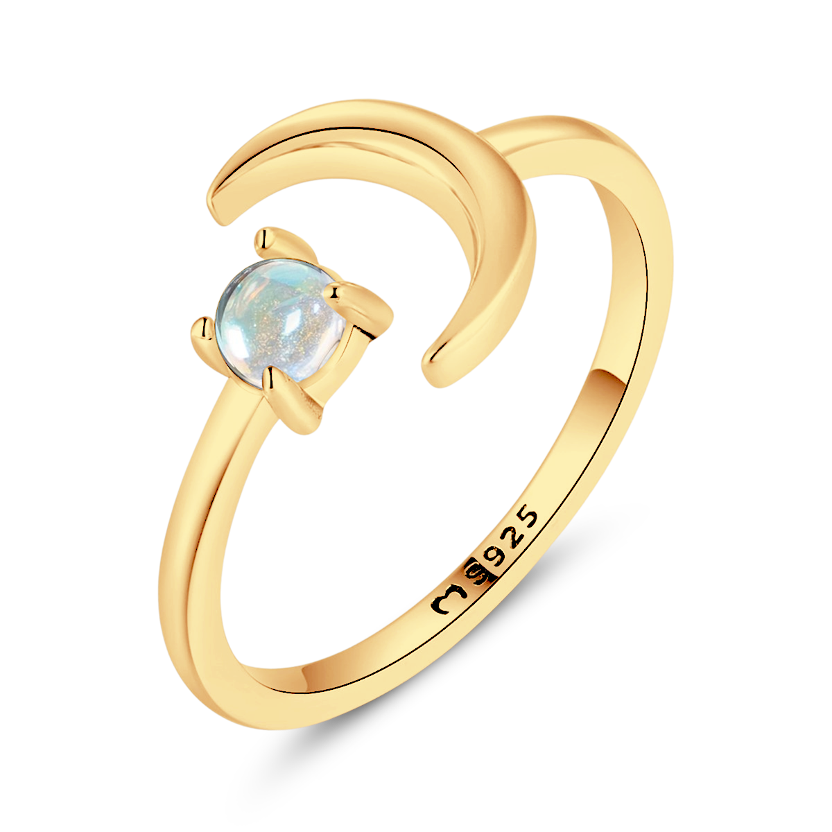 Waning Moon Ring - SophiaJewels