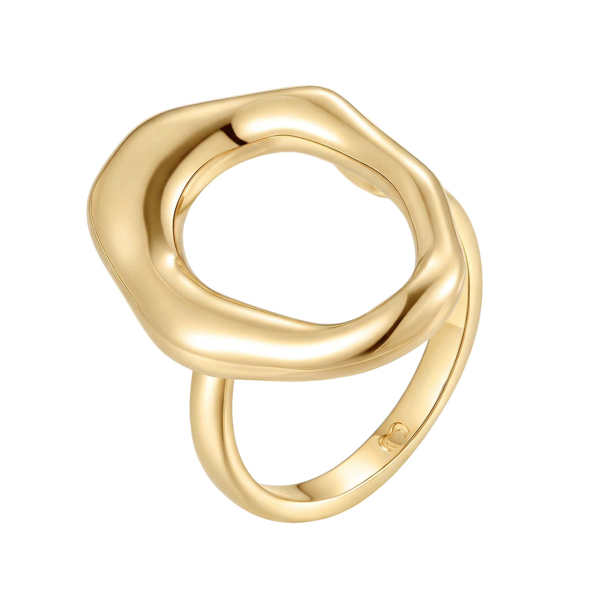 Asymmetrical Circle Ring