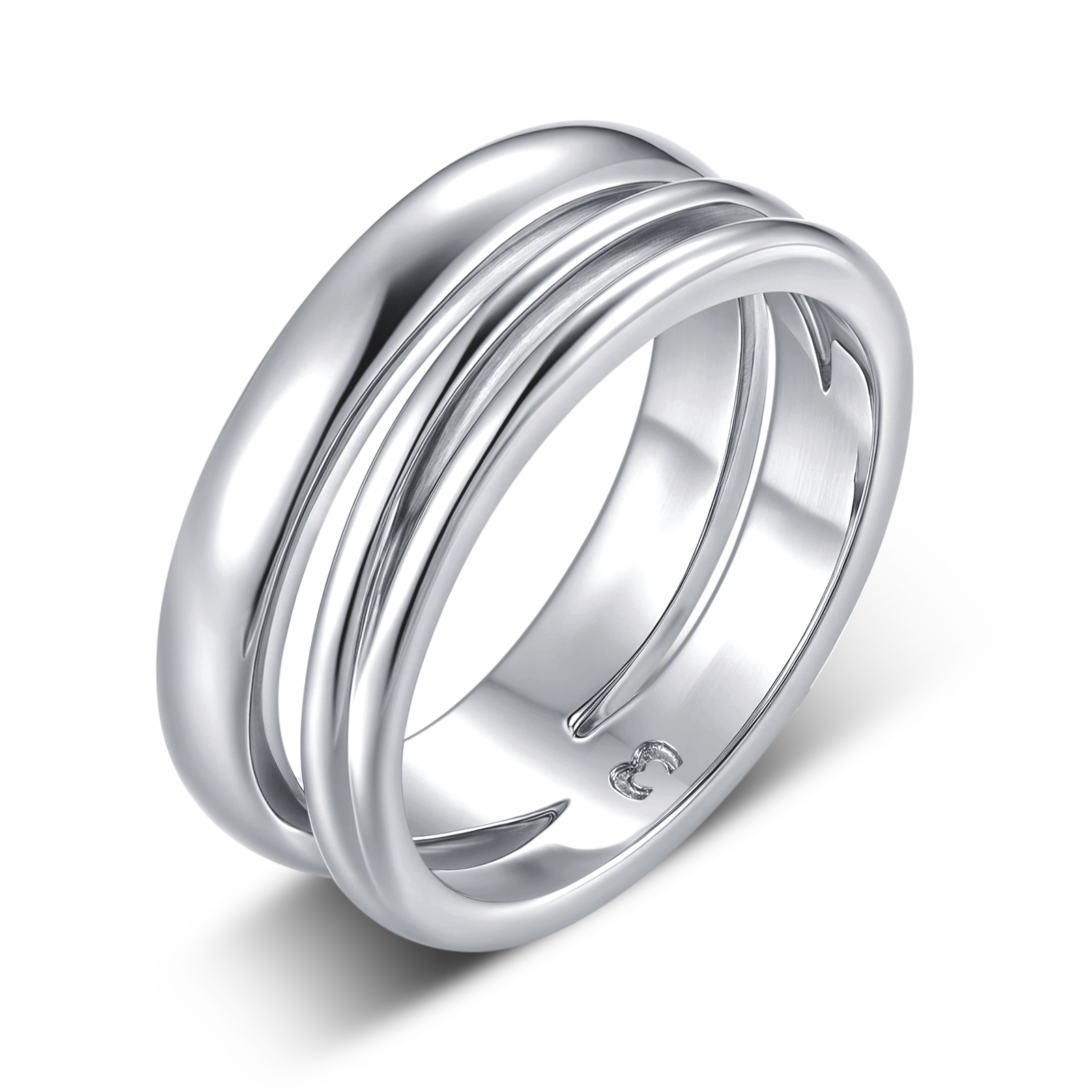 Raised Lines Ring