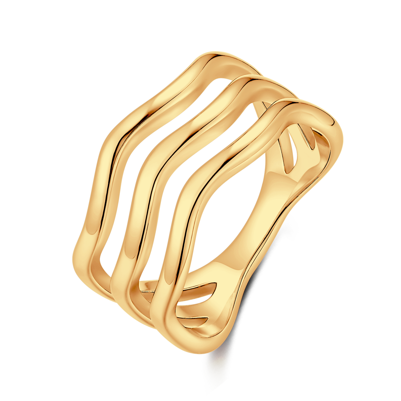 Wavy Bands Ring