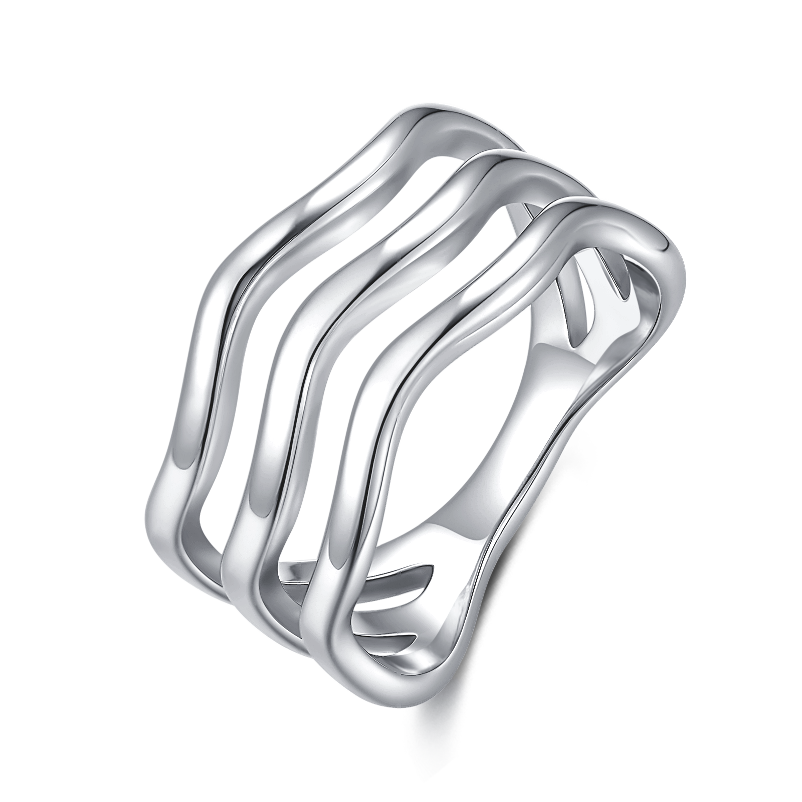 Wavy Bands Ring
