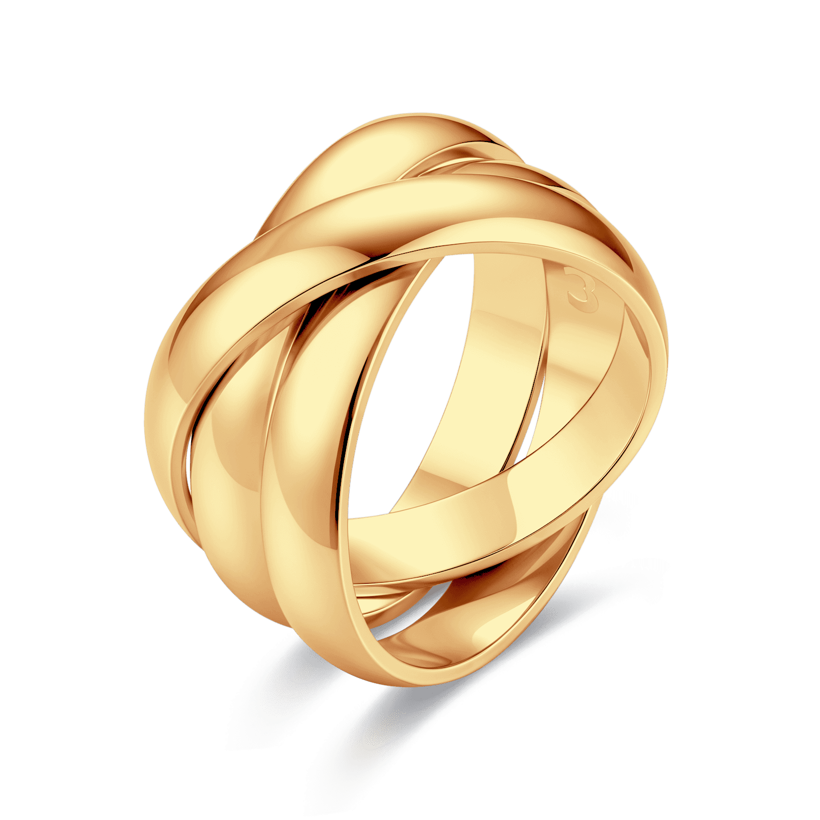 Interlaced Bands Ring