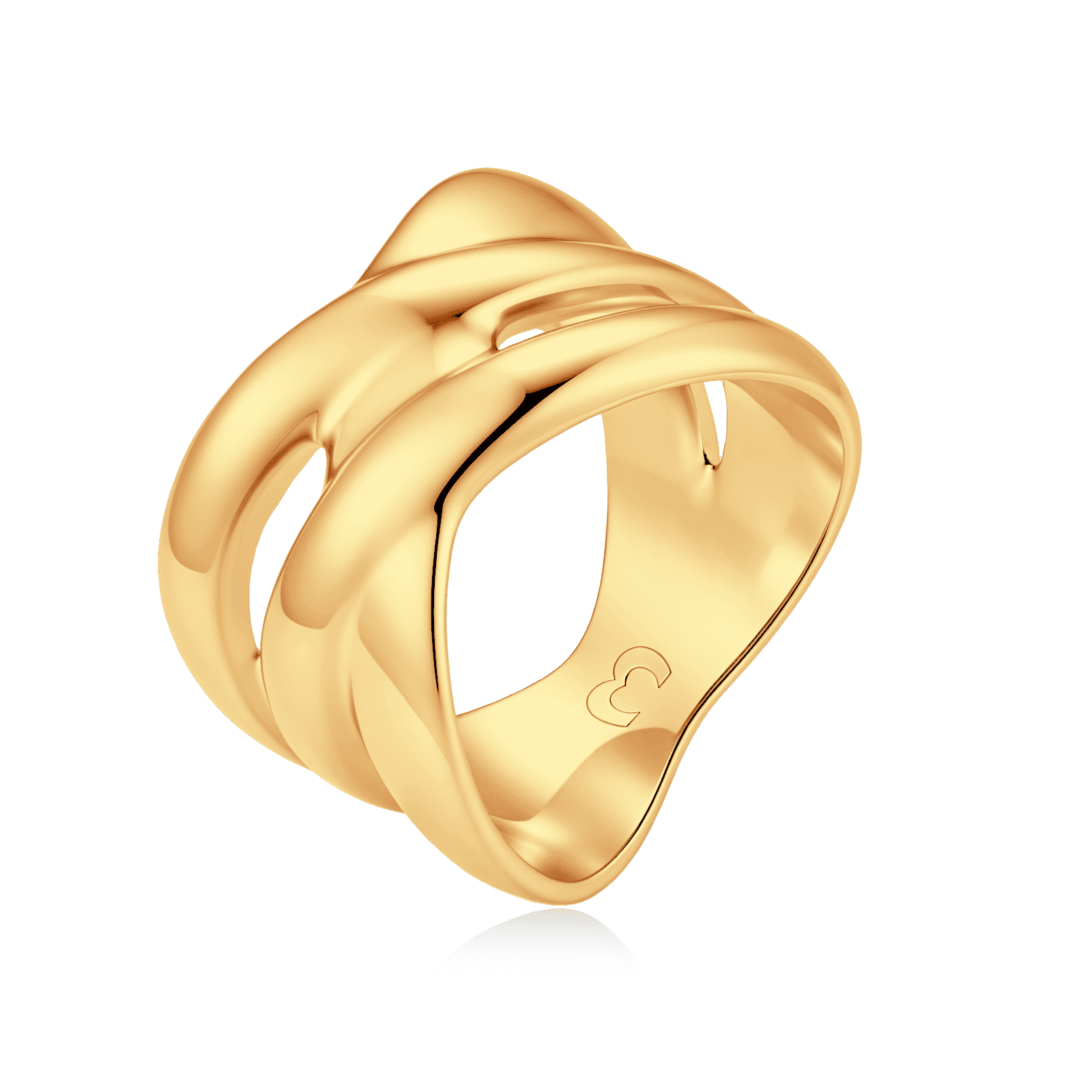 Curved Lines Ring