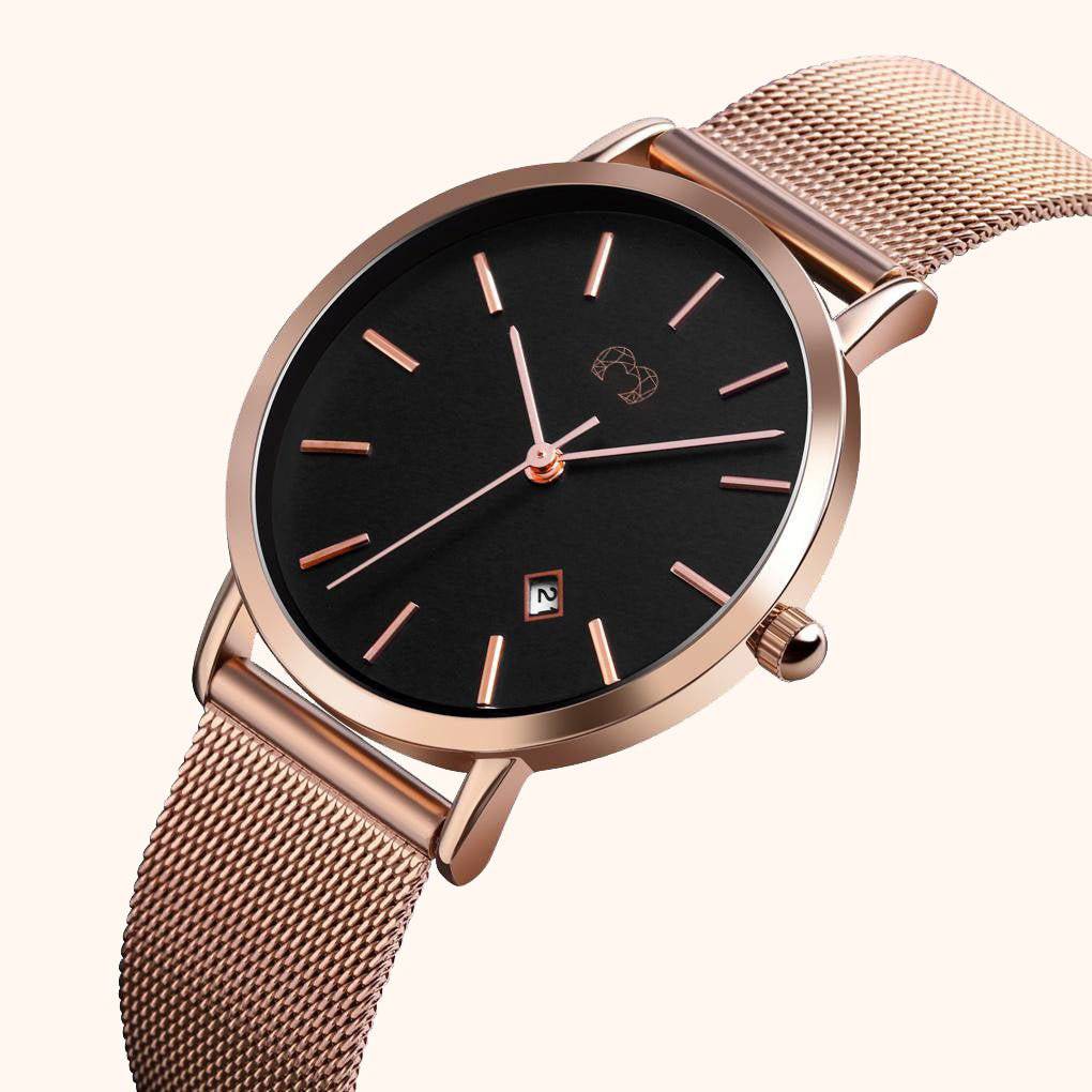 Sophia Jewels Watch ~ RoseBlack