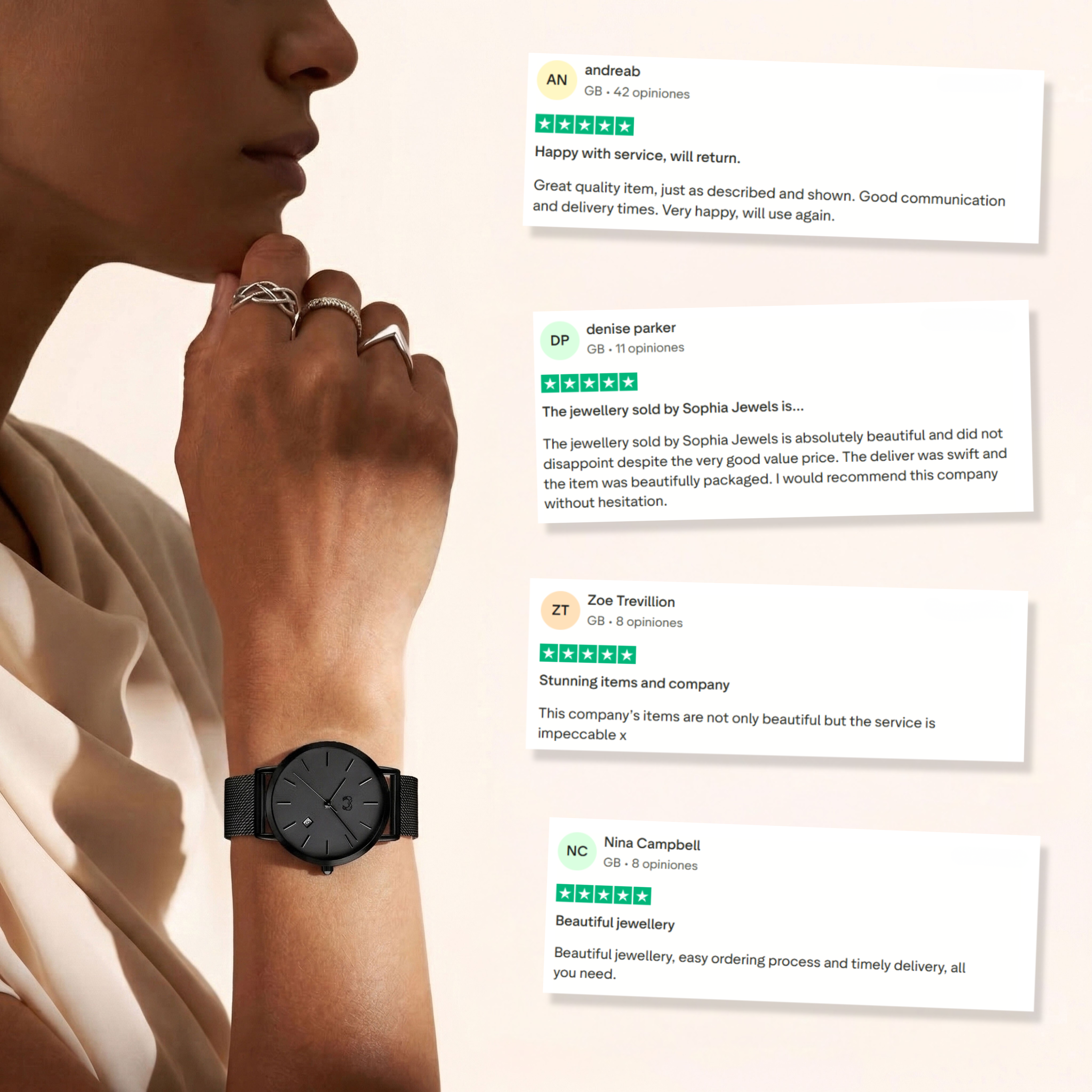 Sophia Watch ~ Anthracite