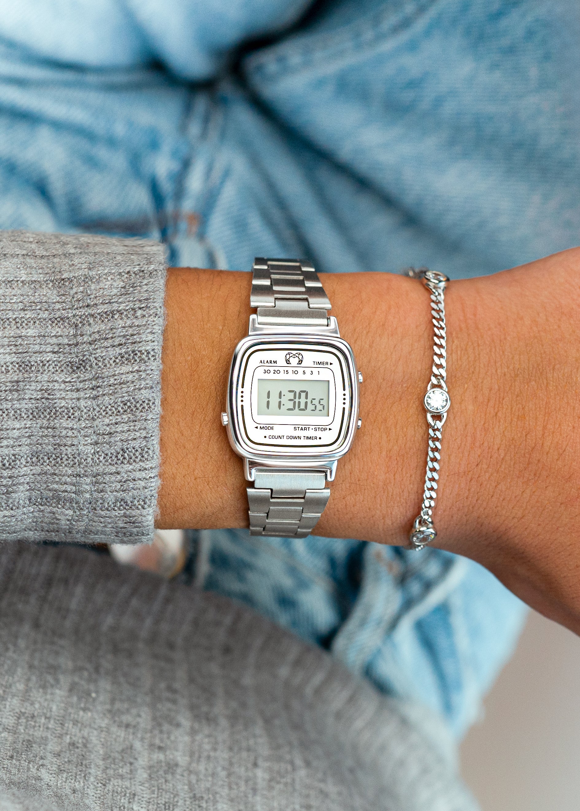 Vintage Mini Watch ~ Silver