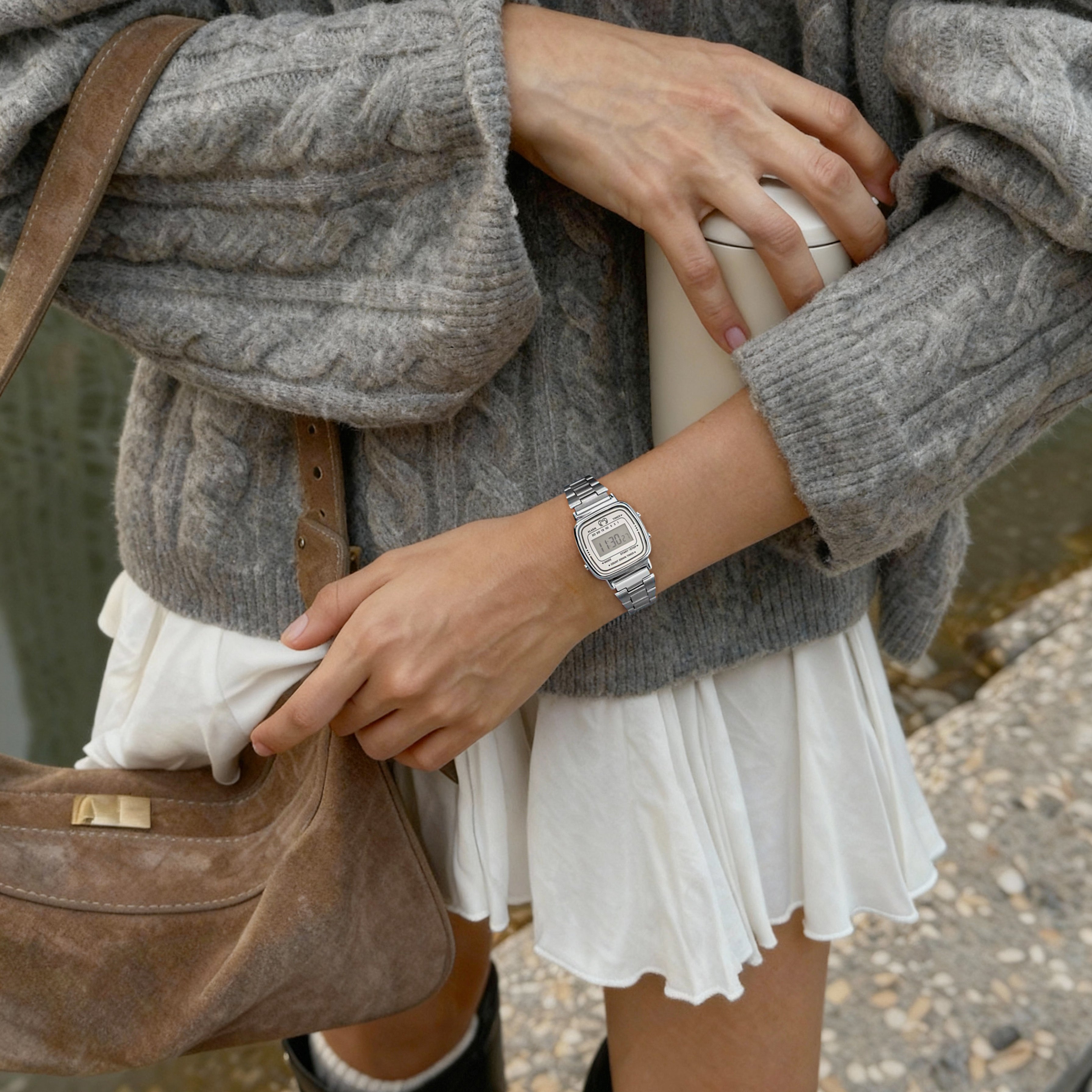 Vintage Mini Watch ~ Silver