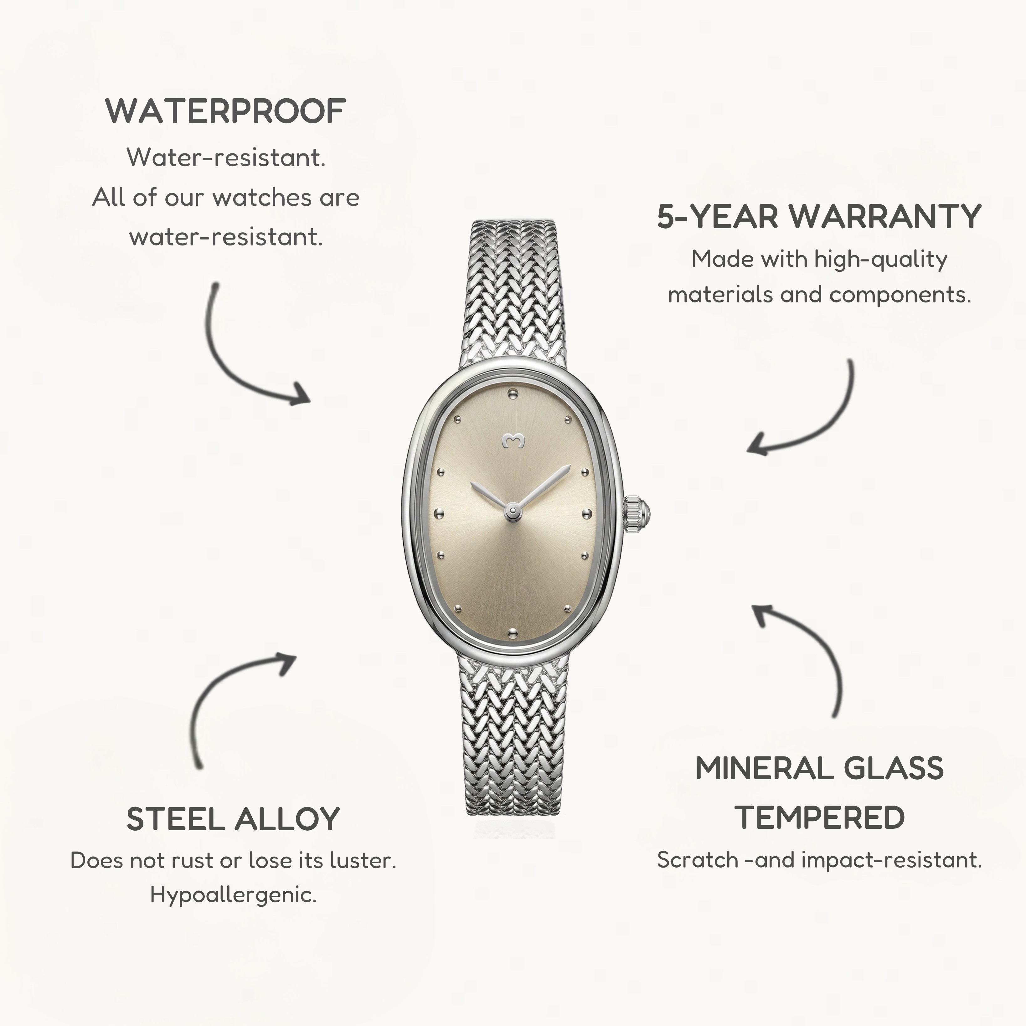 Vintage Royal Watch ~ Silver
