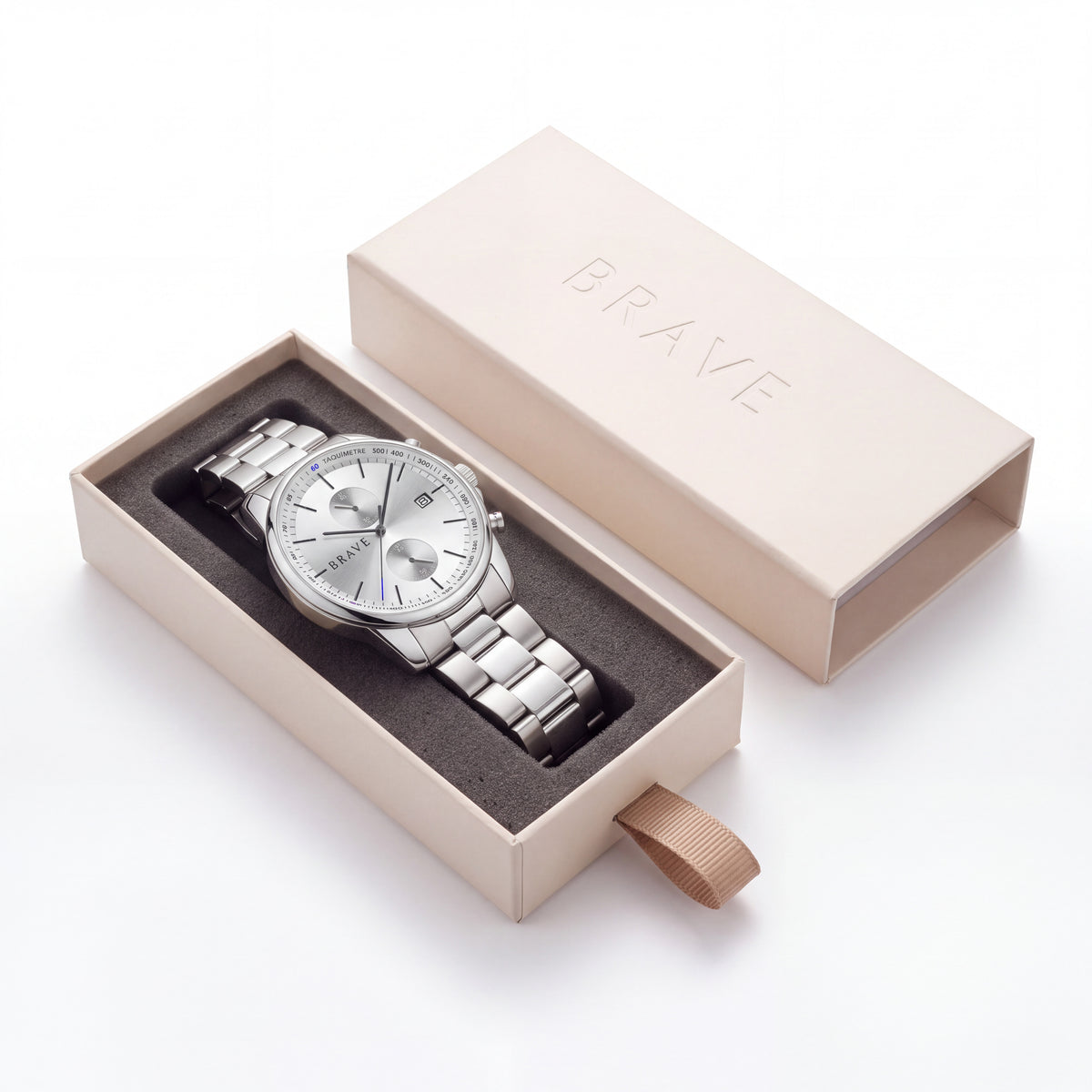Monarch ~ Silver Watch BRAVE