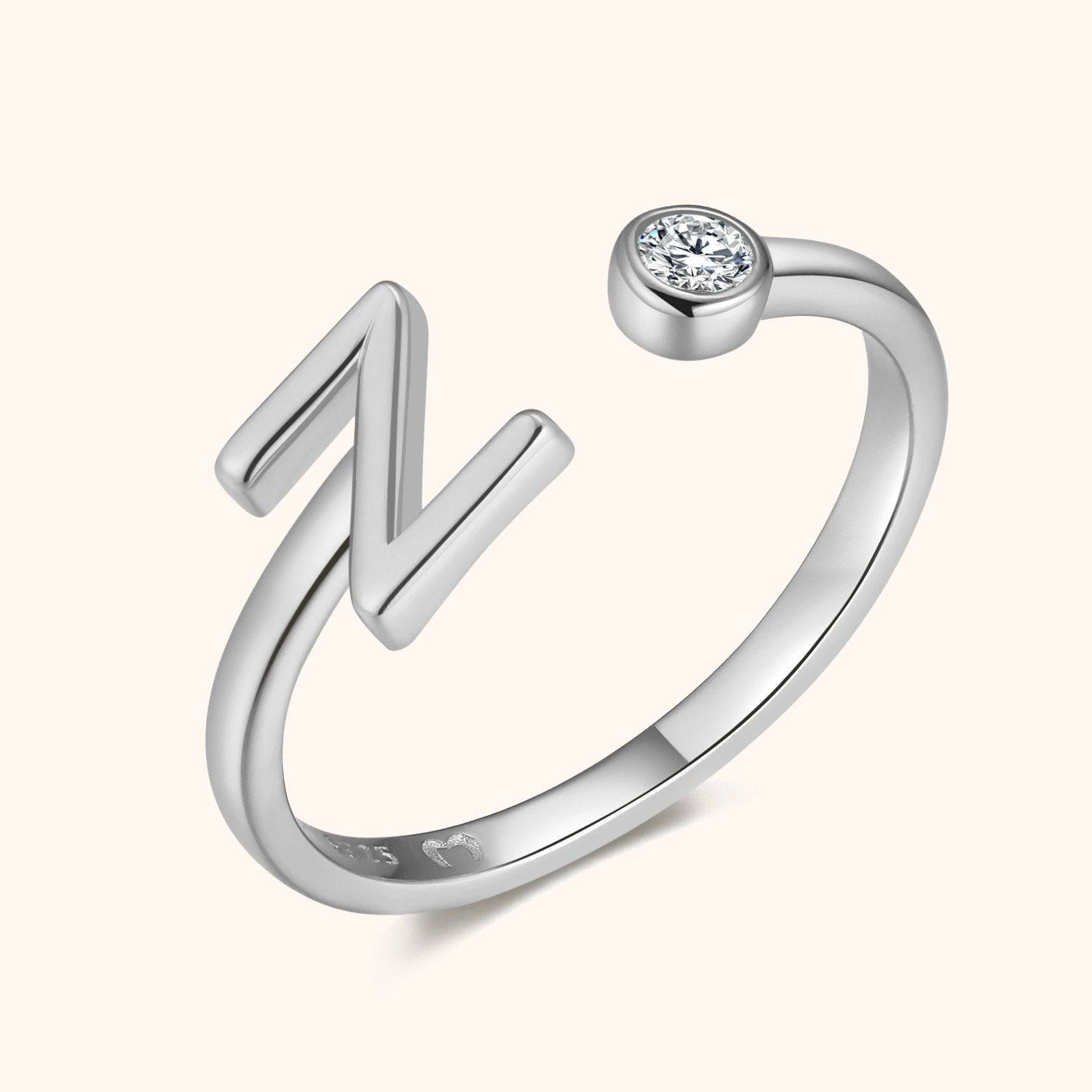 Top Letter Ring - SophiaJewels