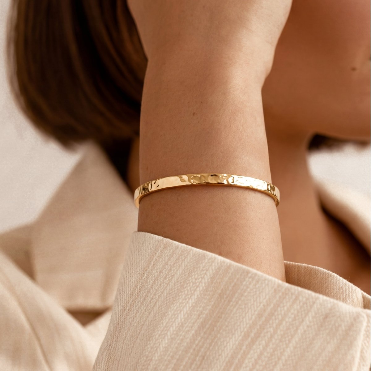 Textured Cuff Bracelet