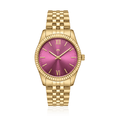 Century Watch ~ Gold-Garnet