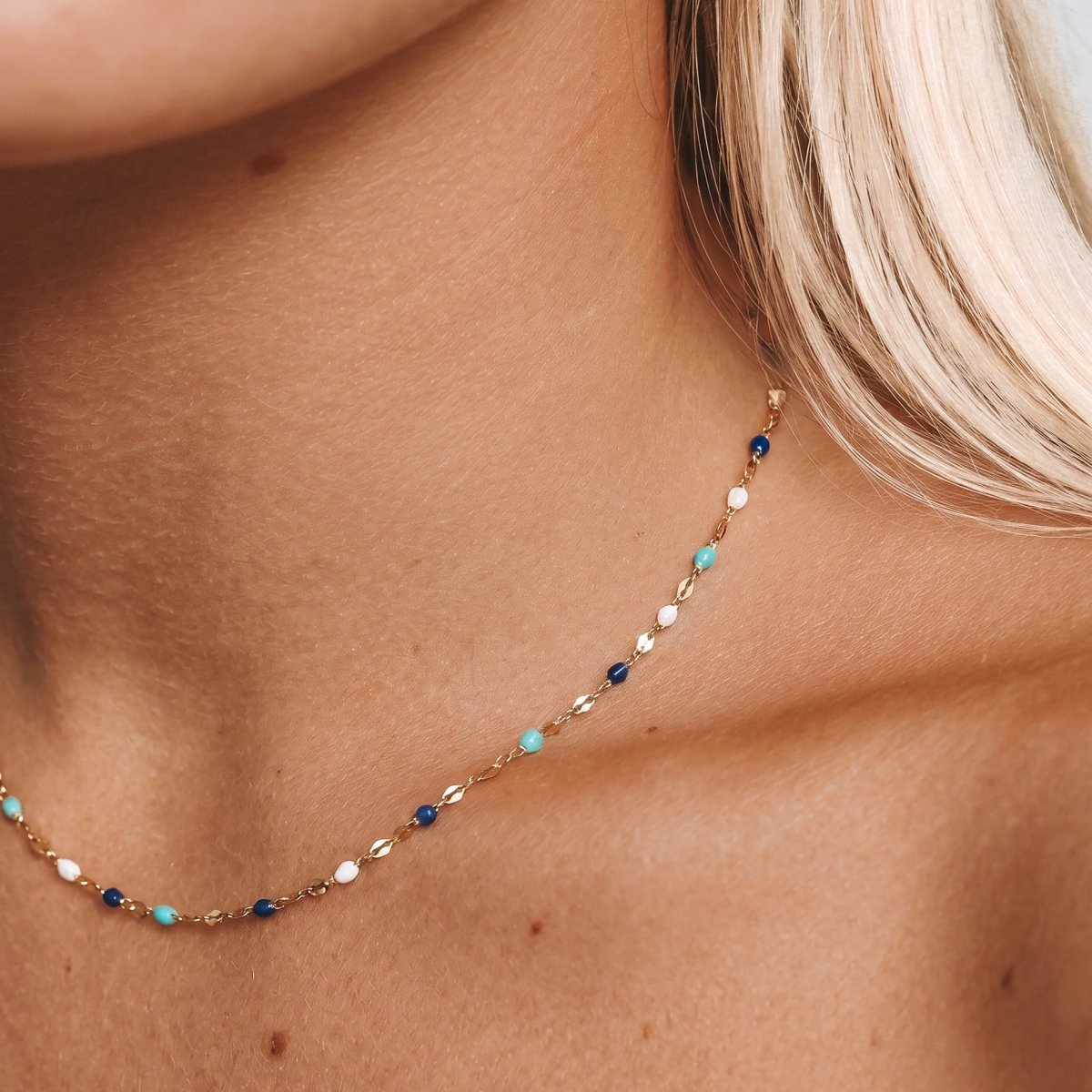 Picturesque Blue Necklace