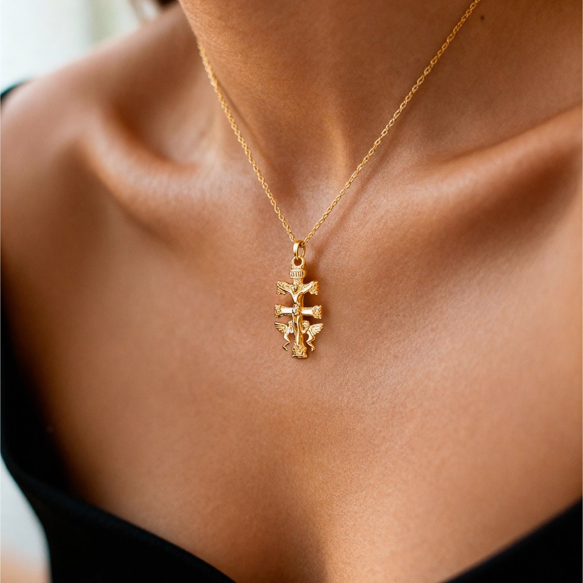 Caravaca Cross Necklace - SophiaJewels