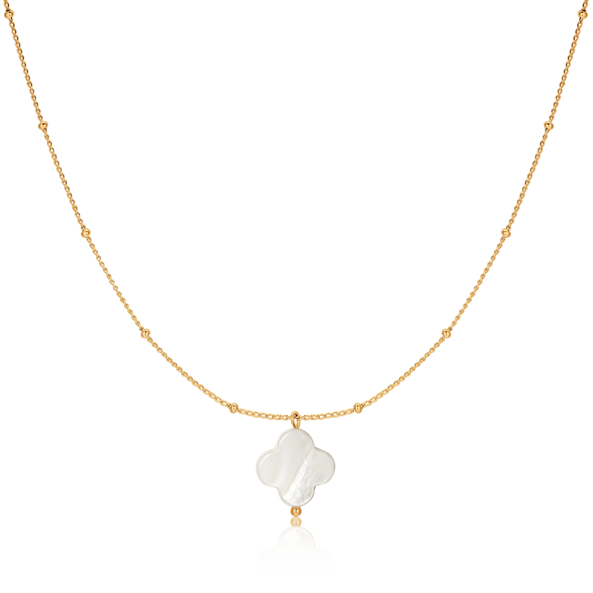 White Clover Necklace