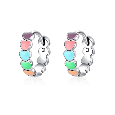 Colourful Love Earrings