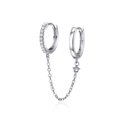 Hoop Chain Earrings