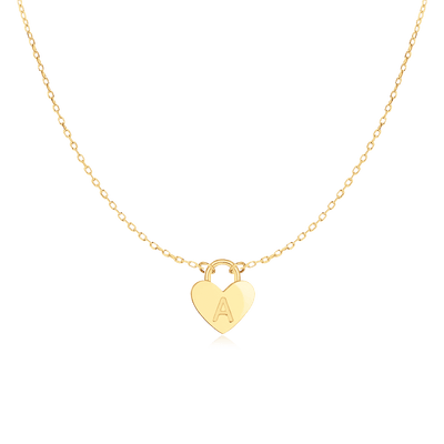 Initial Heart Necklace