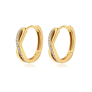 Intertwined Hoop Earrings